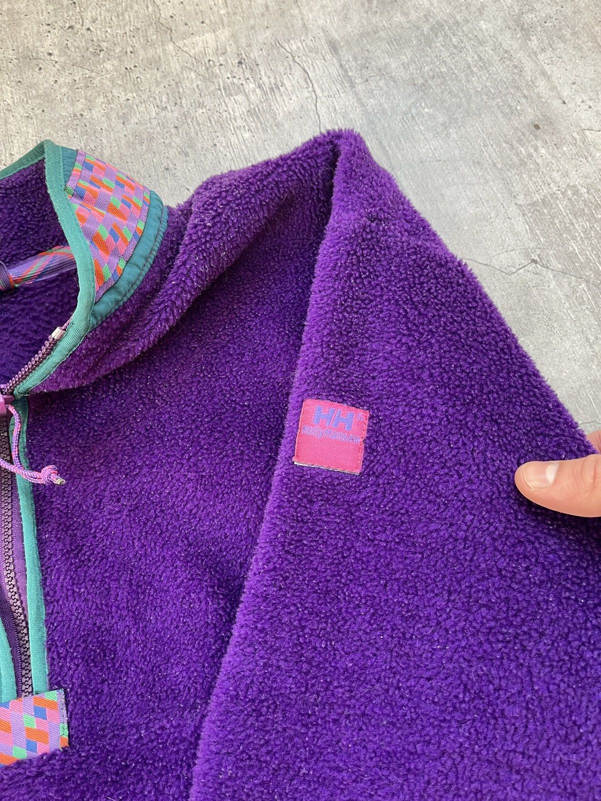 Helly Hansen × Vintage HH Vintage 1990s y2k Gorpcore Fleece Warm Jacket Sherpa rare Size US XL / EU 56 / 4 - 6 Thumbnail
