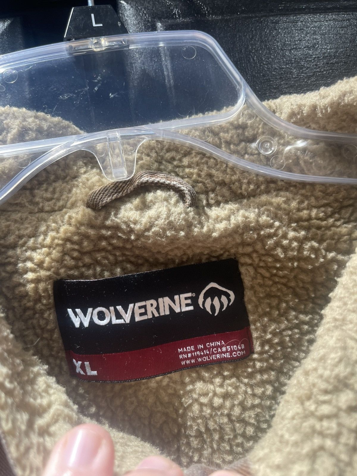 Wolverine Wolverine Vest Mens XL Gray Sherpa Lined Full Zip Size US XL / EU 56 / 4 - 3 Thumbnail