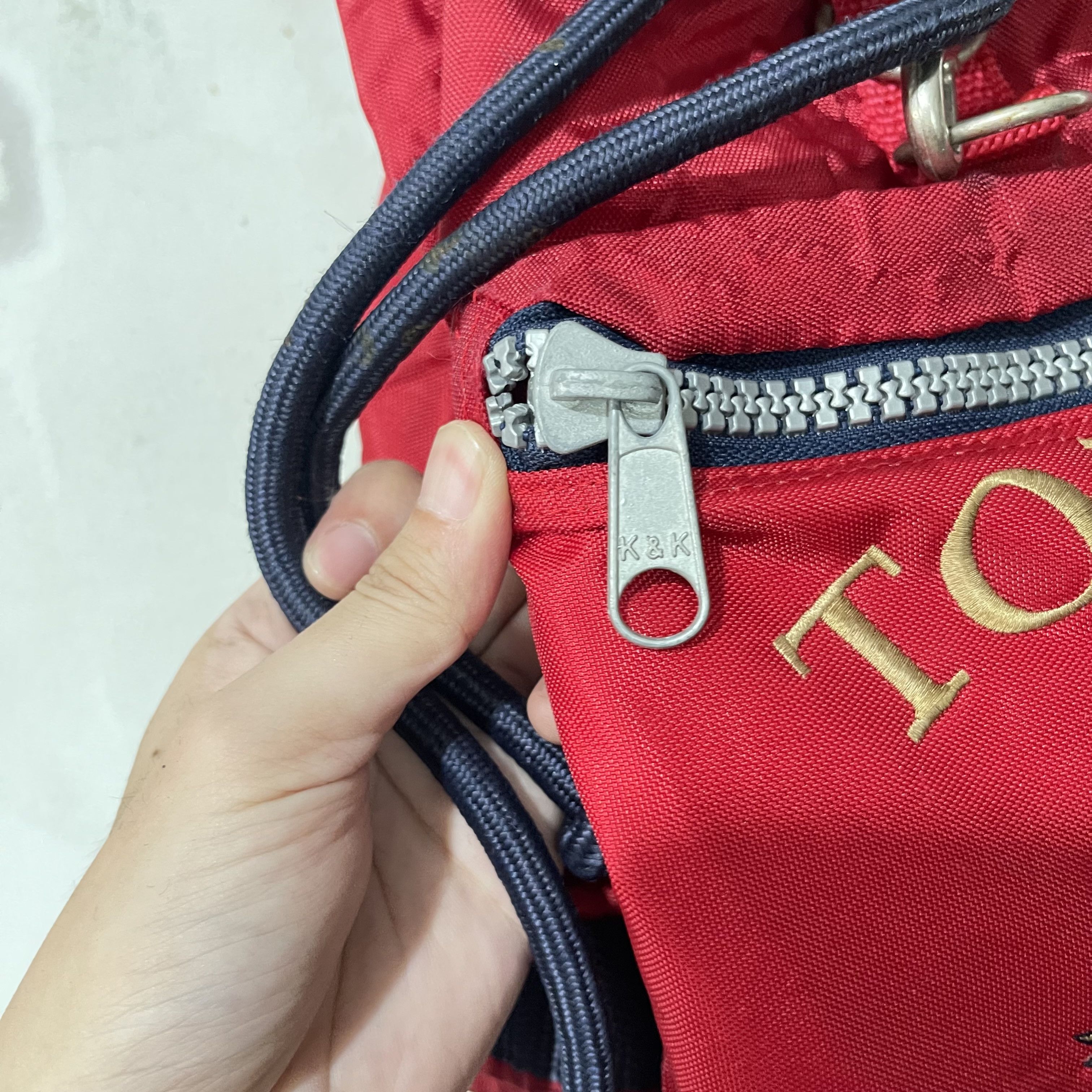 Tommy Hilfiger Vintage 90s Tommy Hilfiger Backpack Size ONE SIZE - 6 Thumbnail