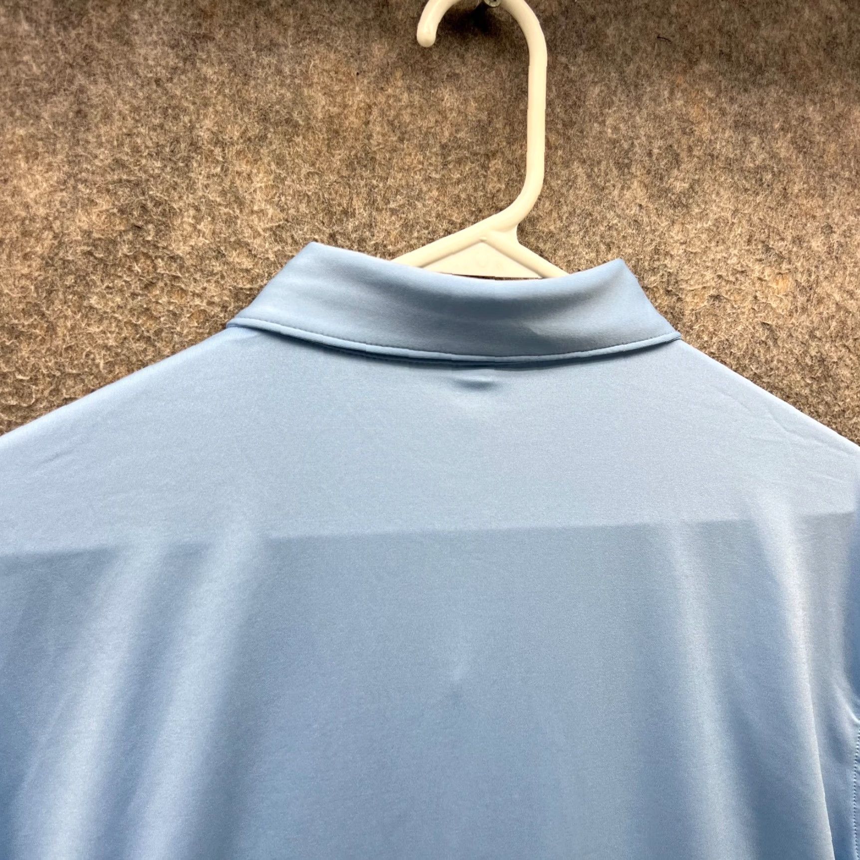 Peter Millar Peter Millar Polo Shirt Mens Large Blue Summer Comfort Performance Mighty Oaks Shirt Short Sleeve Solid Pattern Golf Apr 90s? Size US L / EU 52-54 / 3 - 7 Thumbnail