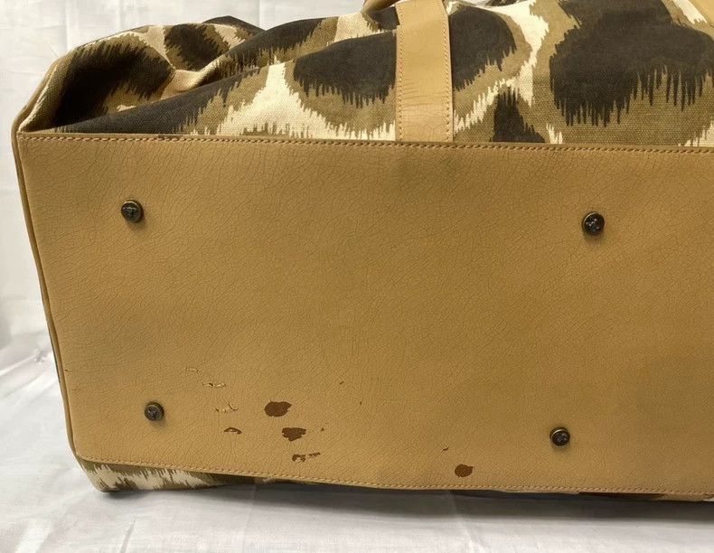 Vivienne Westwood Vivienne Westwood Brown leopard print Saturn canvas patch Size ONE SIZE - 5 Thumbnail