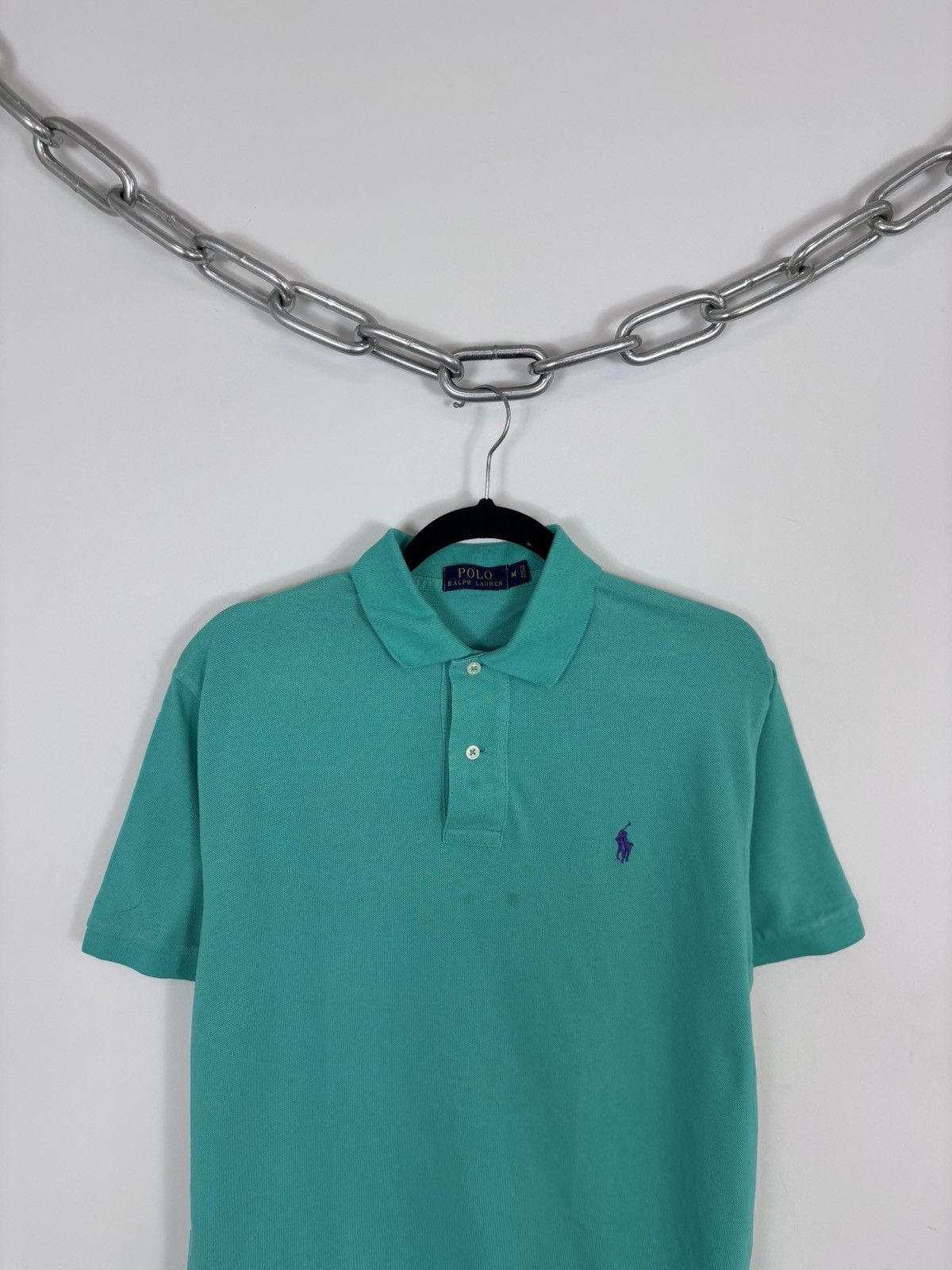 Polo Ralph Lauren Polo Ralph Lauren Men’s Green Cotton Short Sleeve Polo Shirt Size US M / EU 48-50 / 2 - 2 Thumbnail