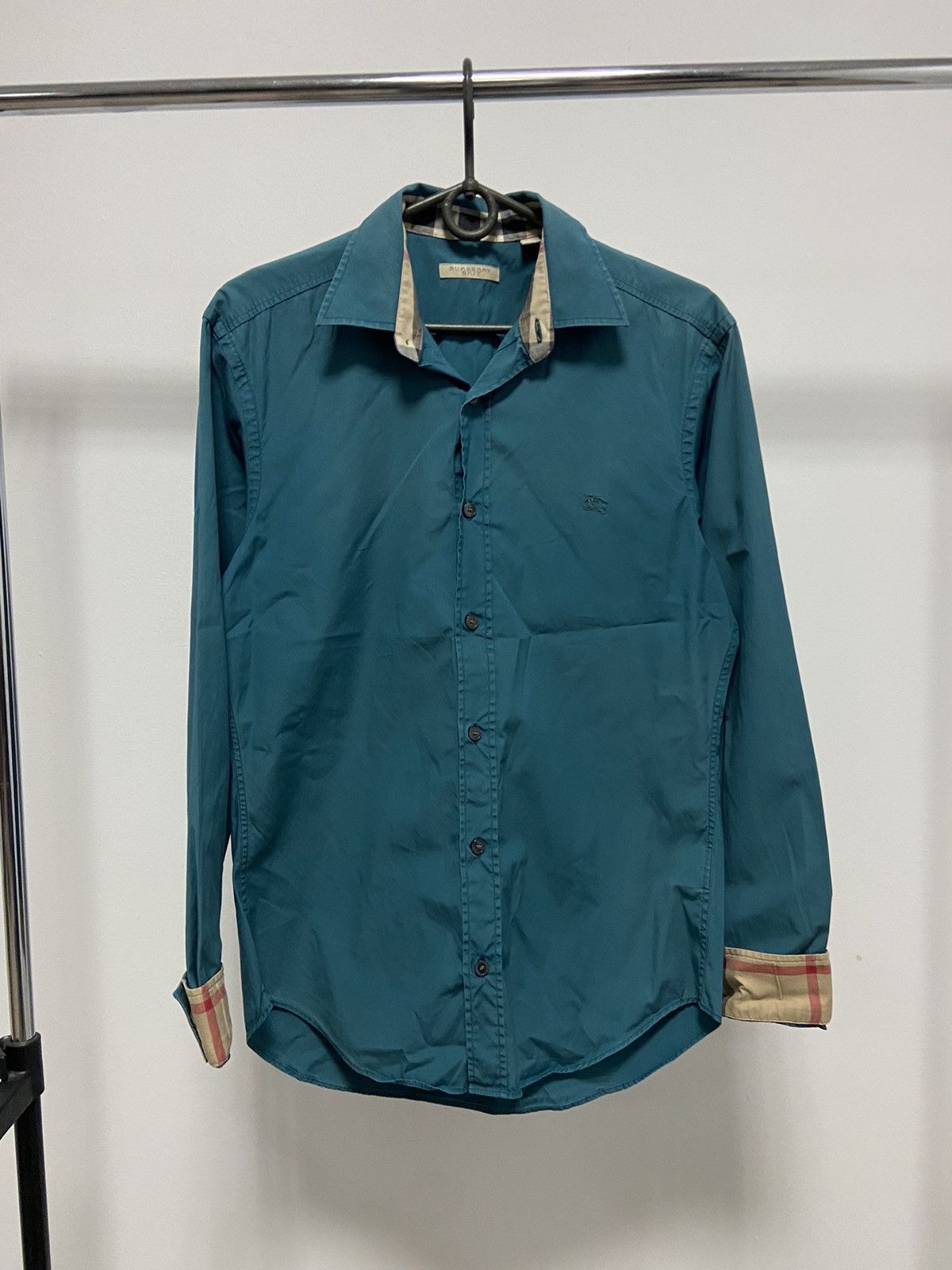Burberry × Vintage Burberry Vintage Button Ups Classic Nova Check Small Logo Size US S / EU 44-46 / 1 - 1 Thumbnail