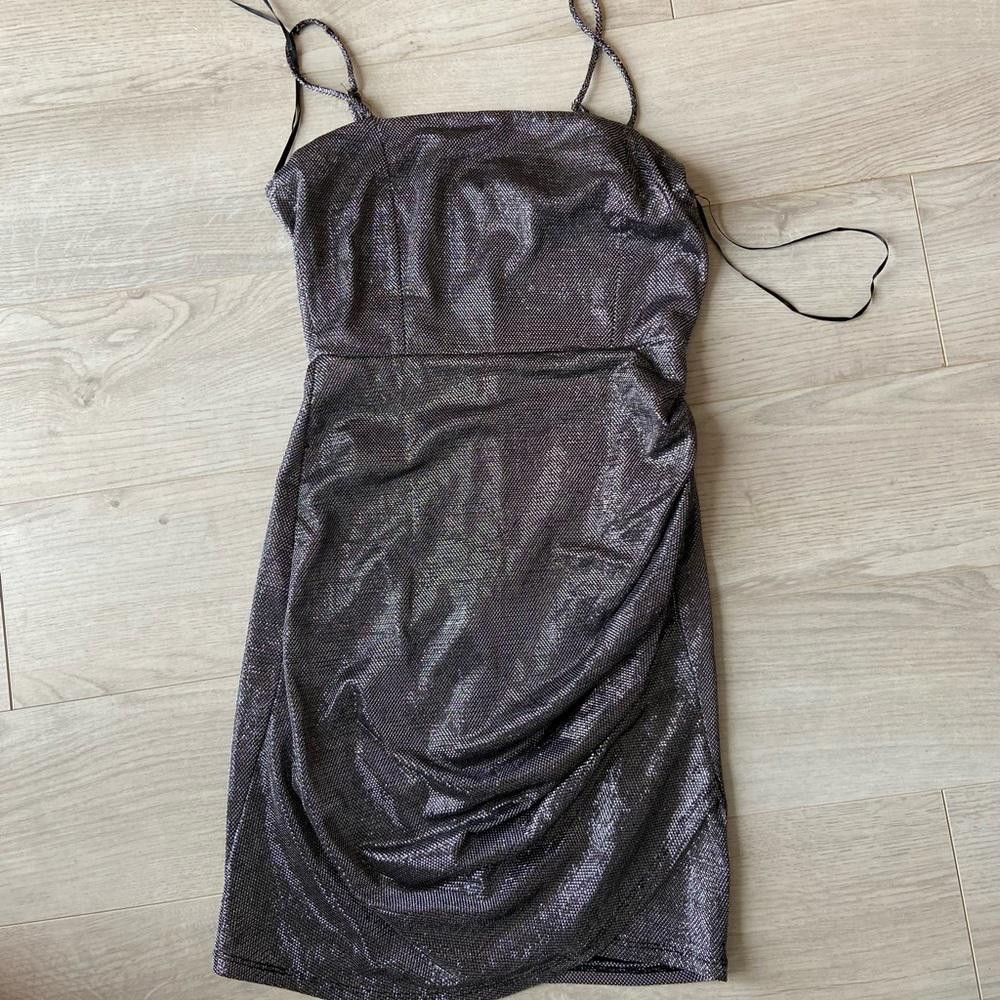 Other Windsor Black and Silver Sparkle Bodycon Dress Size S / US 4 / IT 40 - 1 Thumbnail