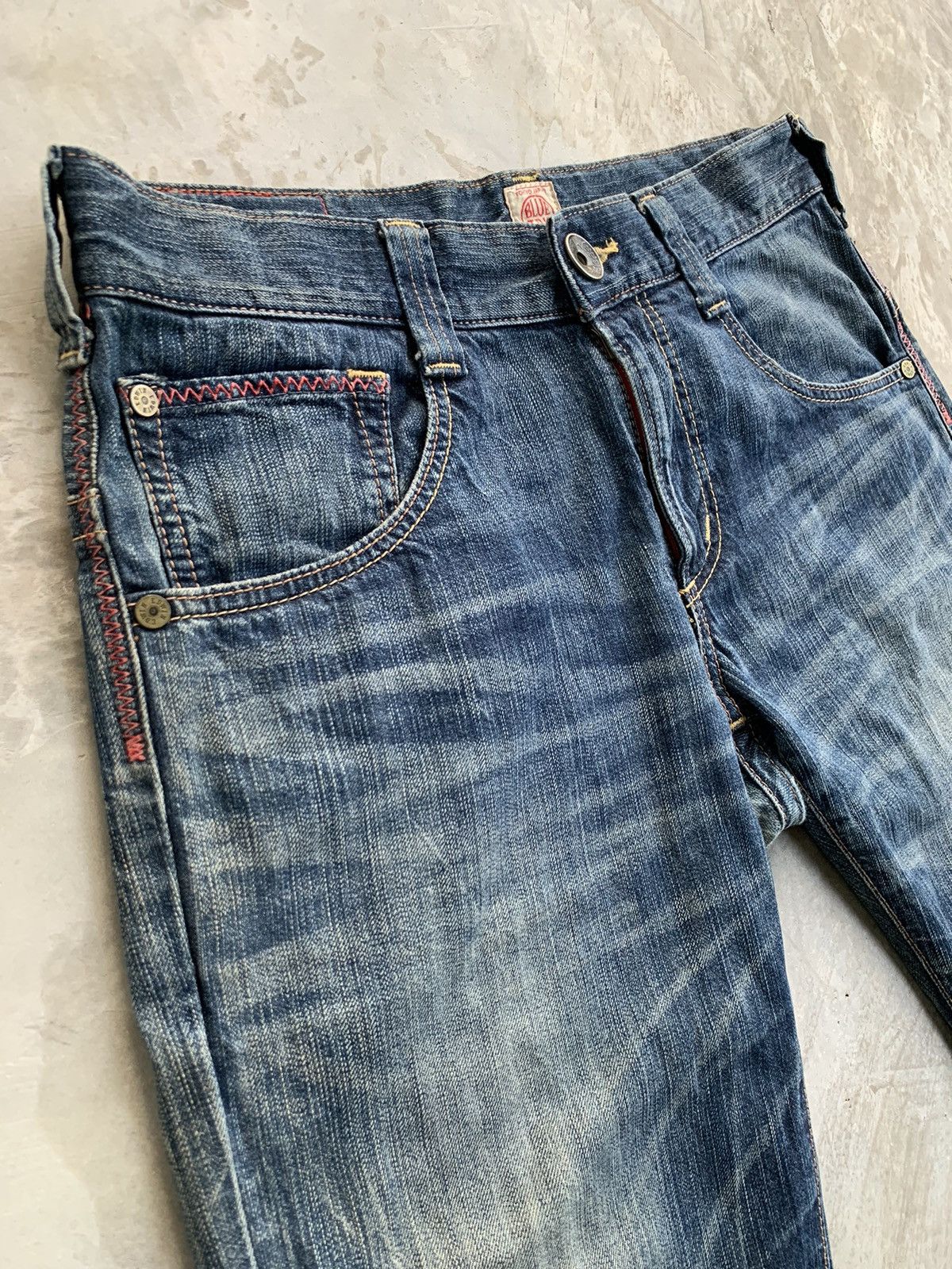 Edwin × Japanese Brand Vintage Edwin Tokyo Japan Blue Trip Size US 36 / EU 52 - 8 Thumbnail