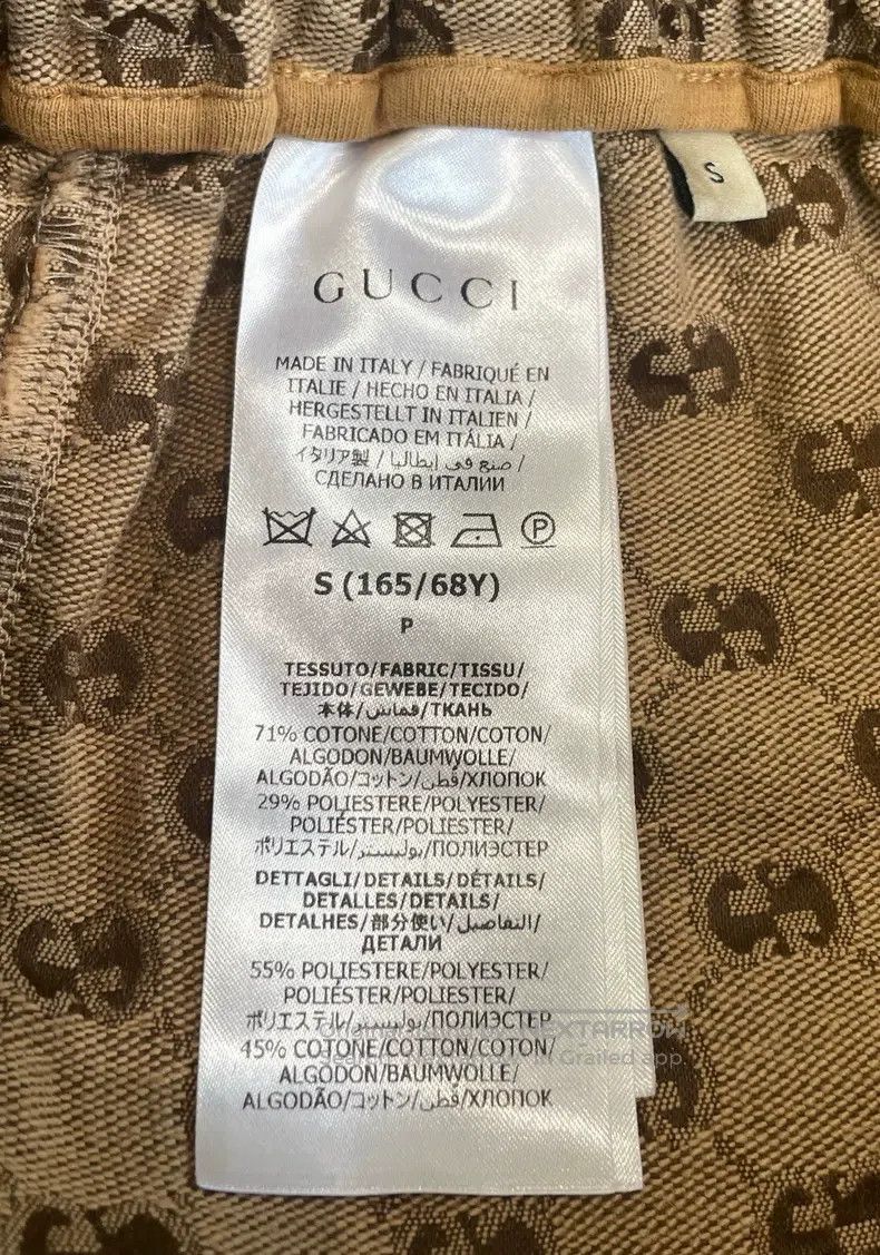 Gucci Gucci SizeS Logo Printed Casual Shorts Size 42" / US 20 - 6 Thumbnail