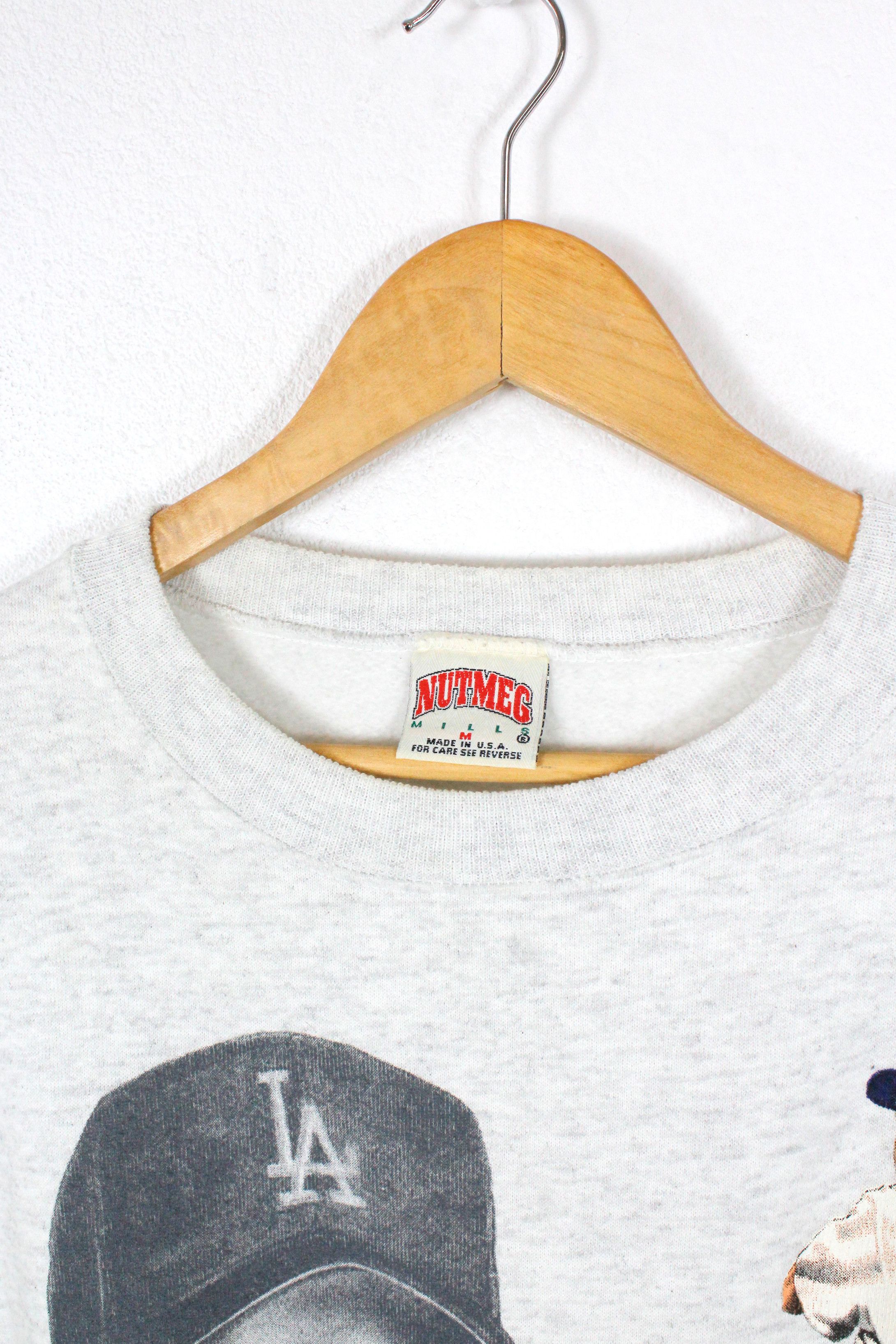 MLB × Nutmeg Vintage Los Angeles Dodgers Hideo Nomo Sweatshirt 90s Size US M / EU 48-50 / 2 - 2 Thumbnail