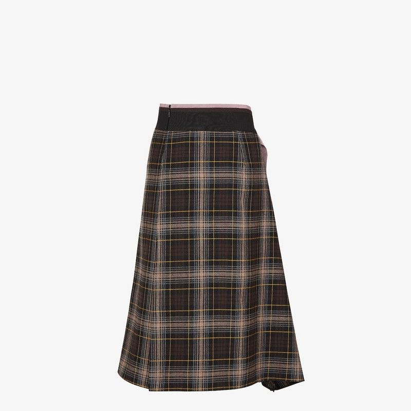 Fendi o1loc1c0426 Skirt in Multicolor Size 26" / US 2 / IT 38 - 2 Thumbnail