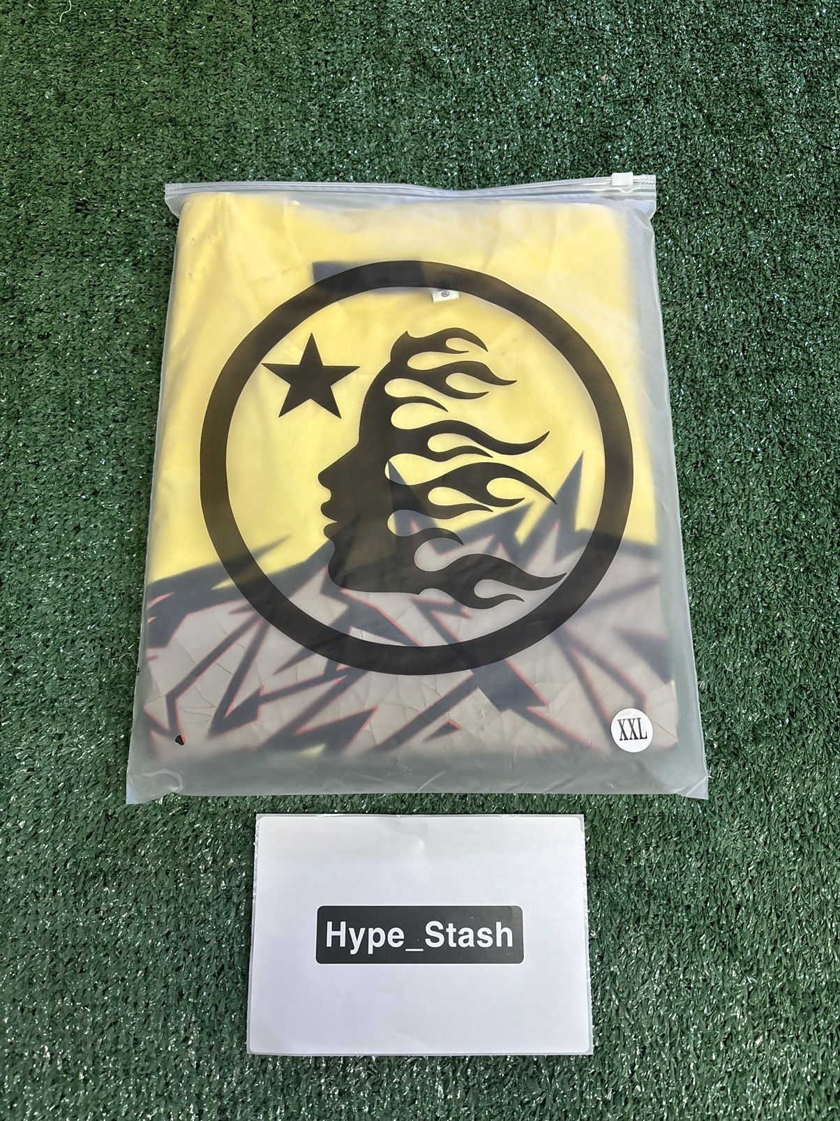 HELLSTAR Hellstar Yellow Crack Print Tee Size US XXL / EU 58 / 5 - 8 Thumbnail
