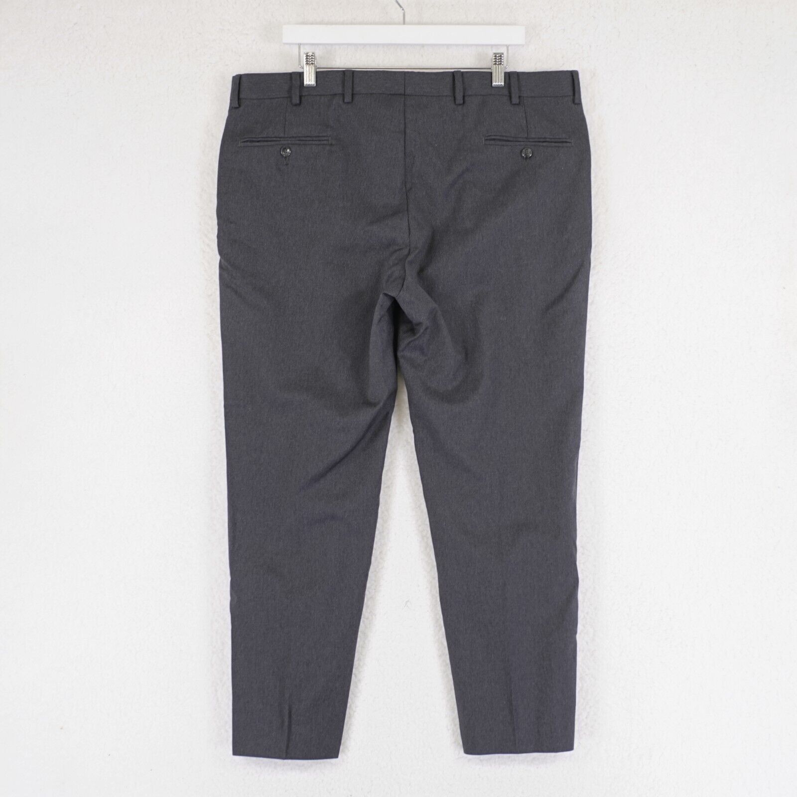 Jos. A. Bank Jos A Bank Tailored Fit Executive Gray Wool Dress Pants 41/2 Size 40R - 3 Thumbnail