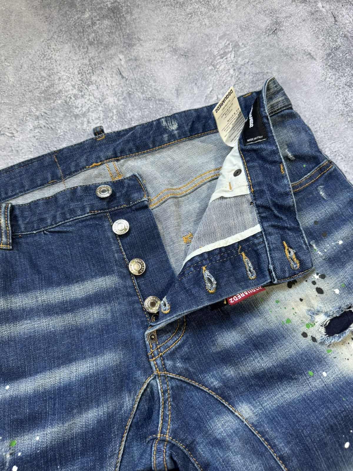 Dsquared2 Distressed DSQUARED2 Jeans Luxury Slim Size US 32 / EU 48 - 8 Thumbnail