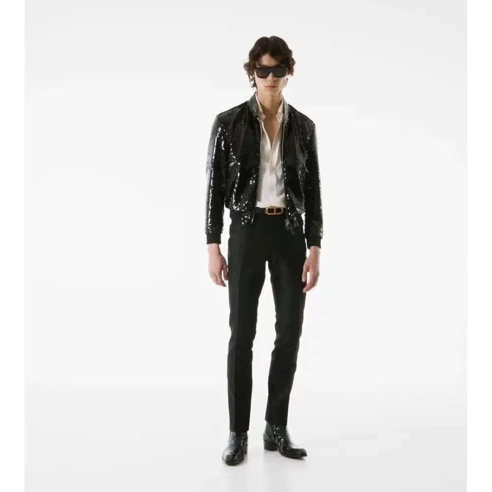 Tom Ford o1loc1c0825 OBS045 Biker Blouson Jacket in Black Size US M / EU 48-50 / 2 - 3 Thumbnail
