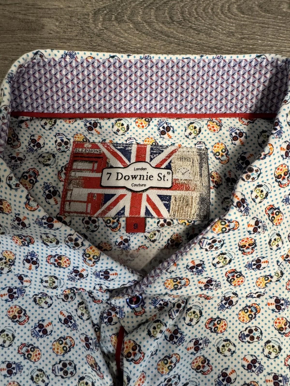 Other 7 Downie St. Skull Print Button-down Shirt Sz 4XL Size US XXL / EU 58 / 5 - 4 Thumbnail