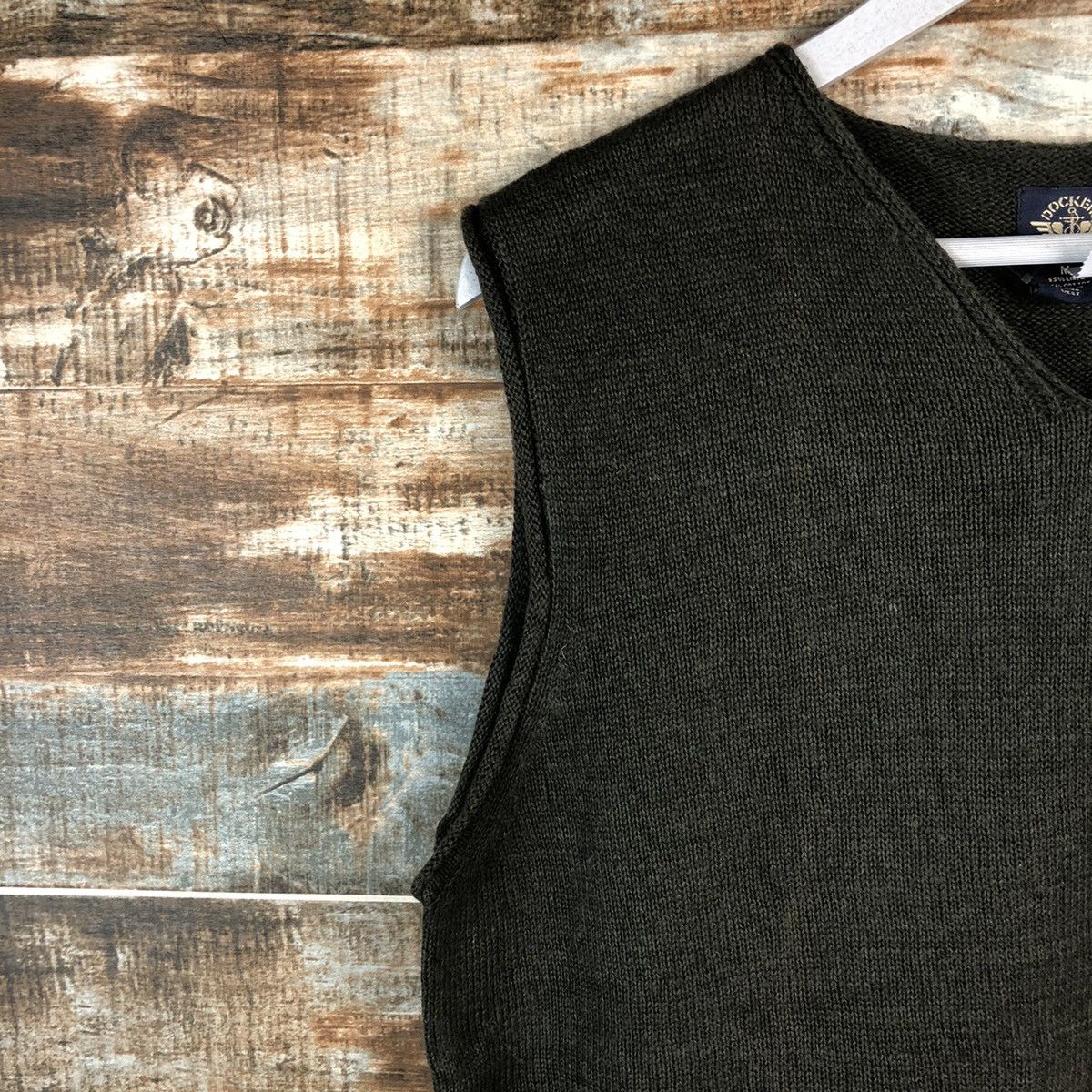 Dockers Dockers Green Vest Knitwear #A2493 Size US M / EU 48-50 / 2 - 7 Thumbnail