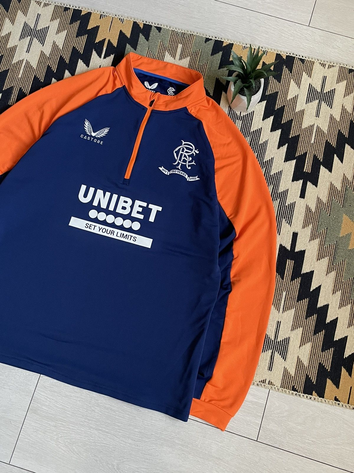 Castore Castore Rangers 1/3 Zip Training Longsleve Size US XL / EU 56 / 4 - 3 Thumbnail