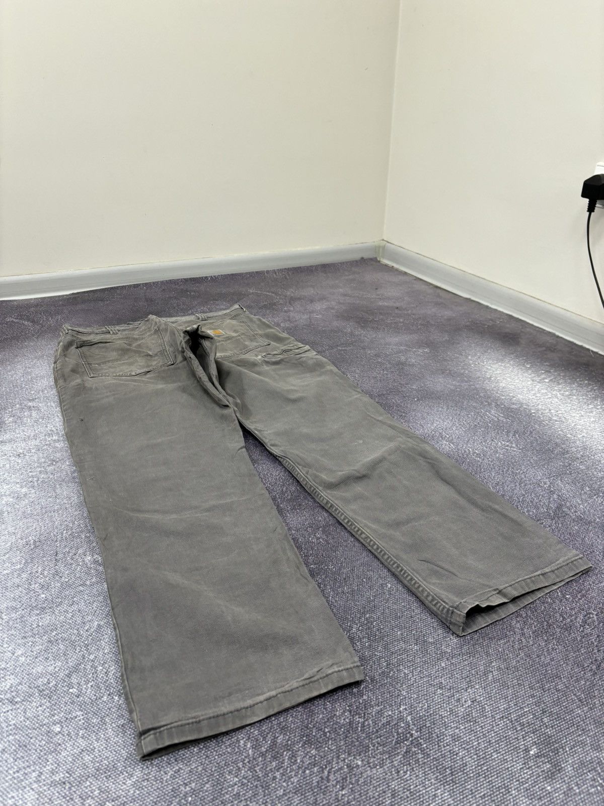 Carhartt Vintage Carhartt USA Gray Y2K Work Hype Pants Jeans Size US 32 / EU 48 - 4 Thumbnail