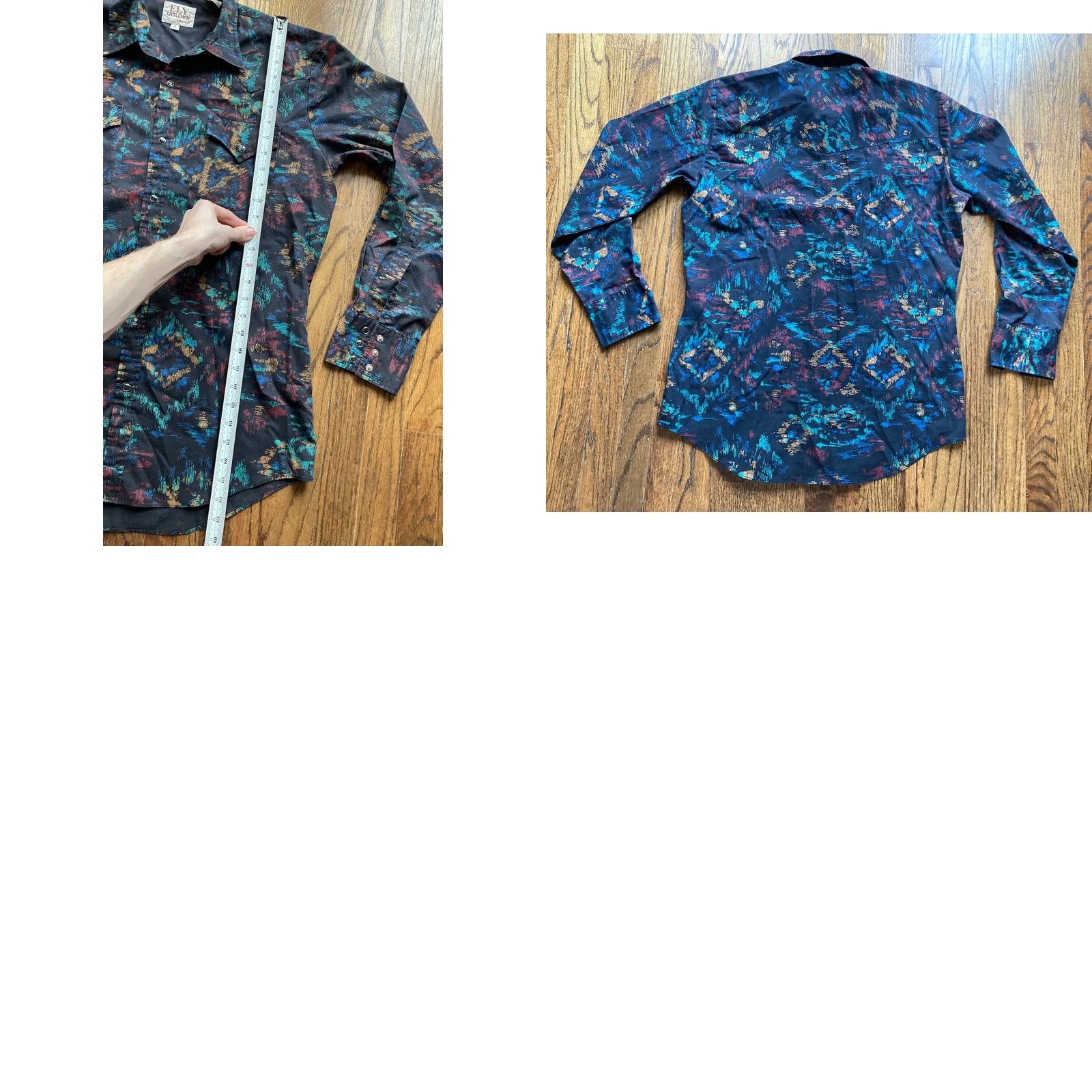 Vintage VINTAGE Ely Cattleman Western Pearl Snap Shirt Mens XL 16 35 AOP Long Sleeve Party VTG Size US XL / EU 56 / 4 - 8 Thumbnail