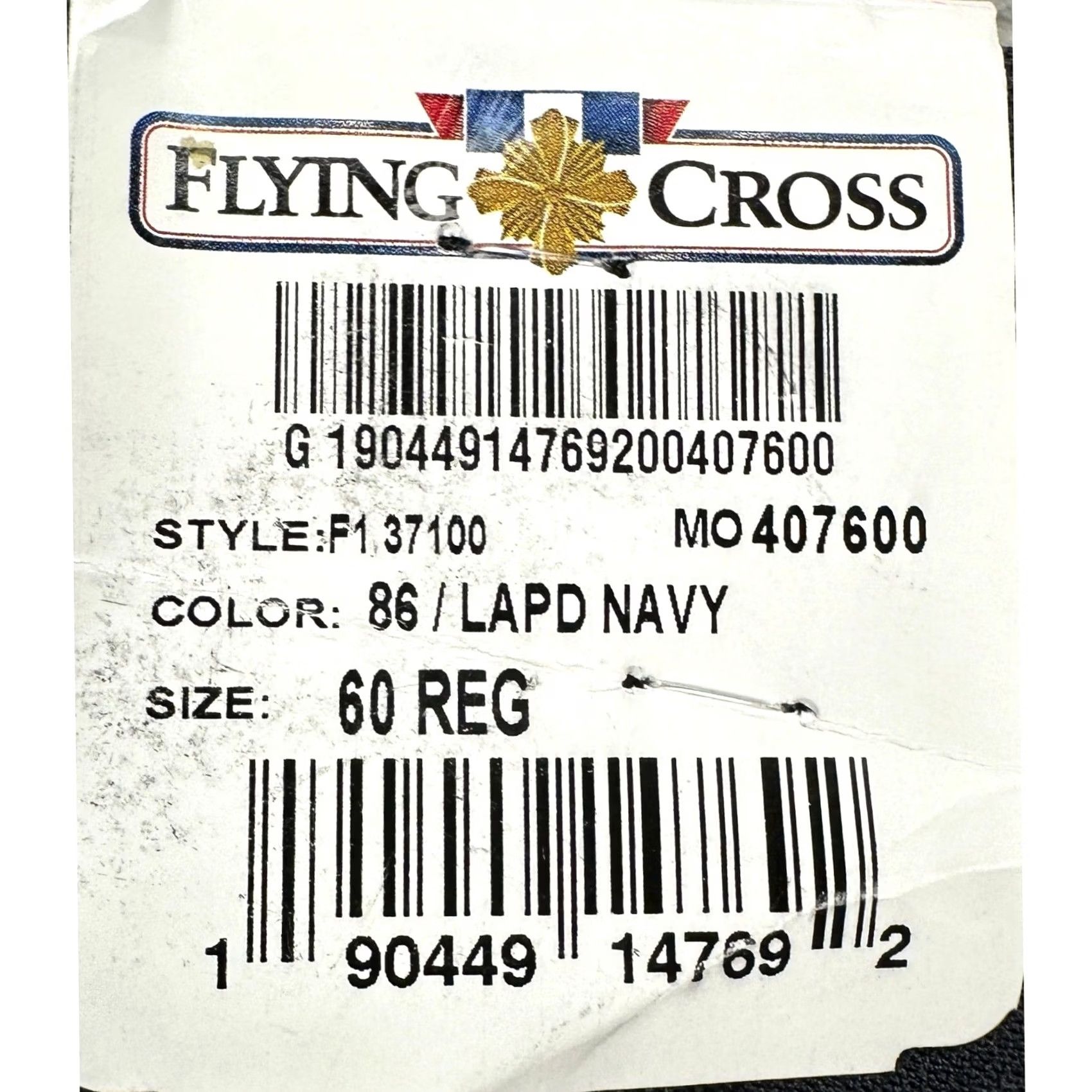 Vintage VINTAGE Flying Cross Pants Golf Mens 60 Regular Dark Blue Work Chino Pocket Unhemmed NEW Size US 44 / EU 60 - 4 Thumbnail