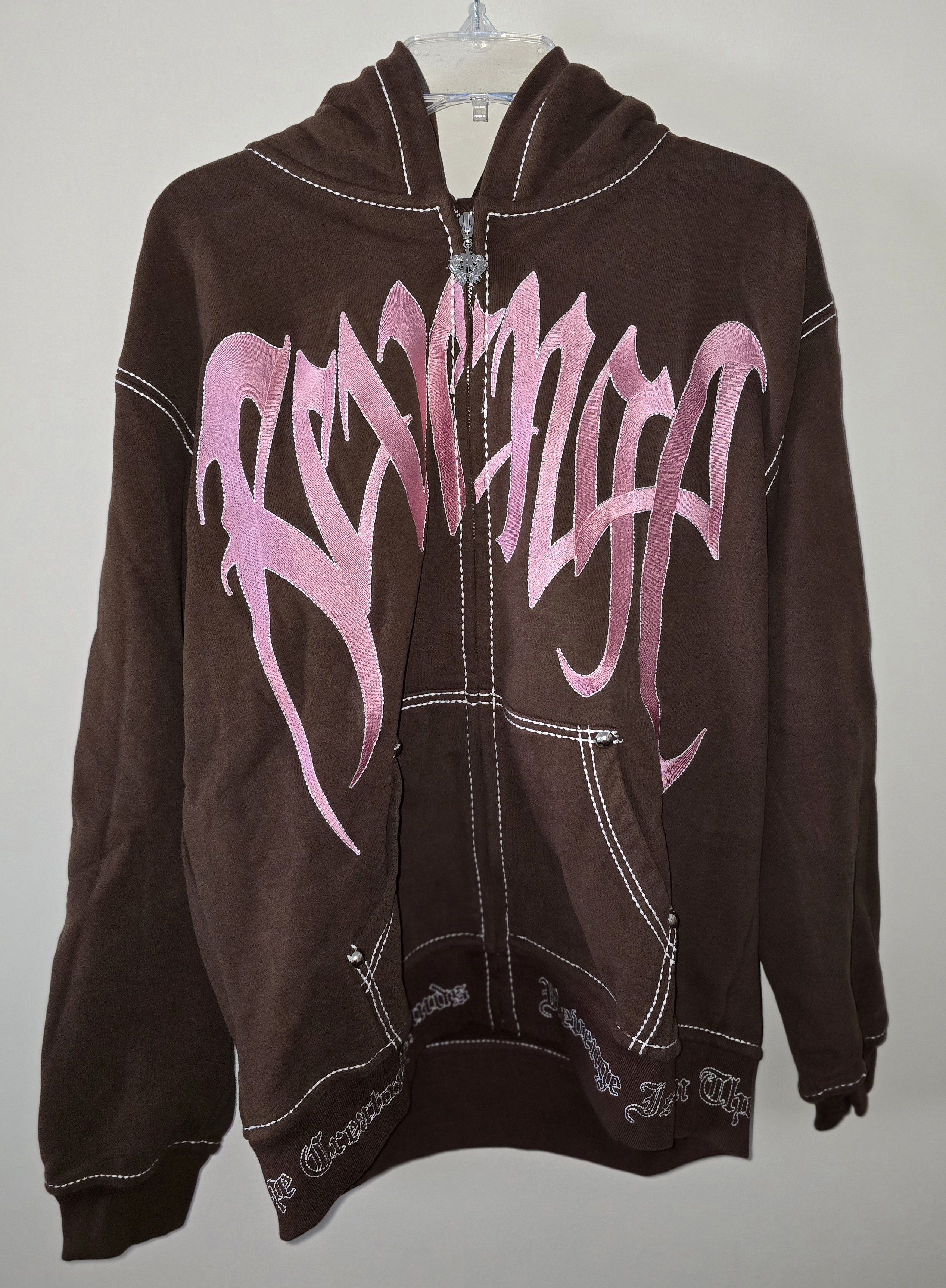 Designer × Revenge × Streetwear Revenge Contrast Embroidered
