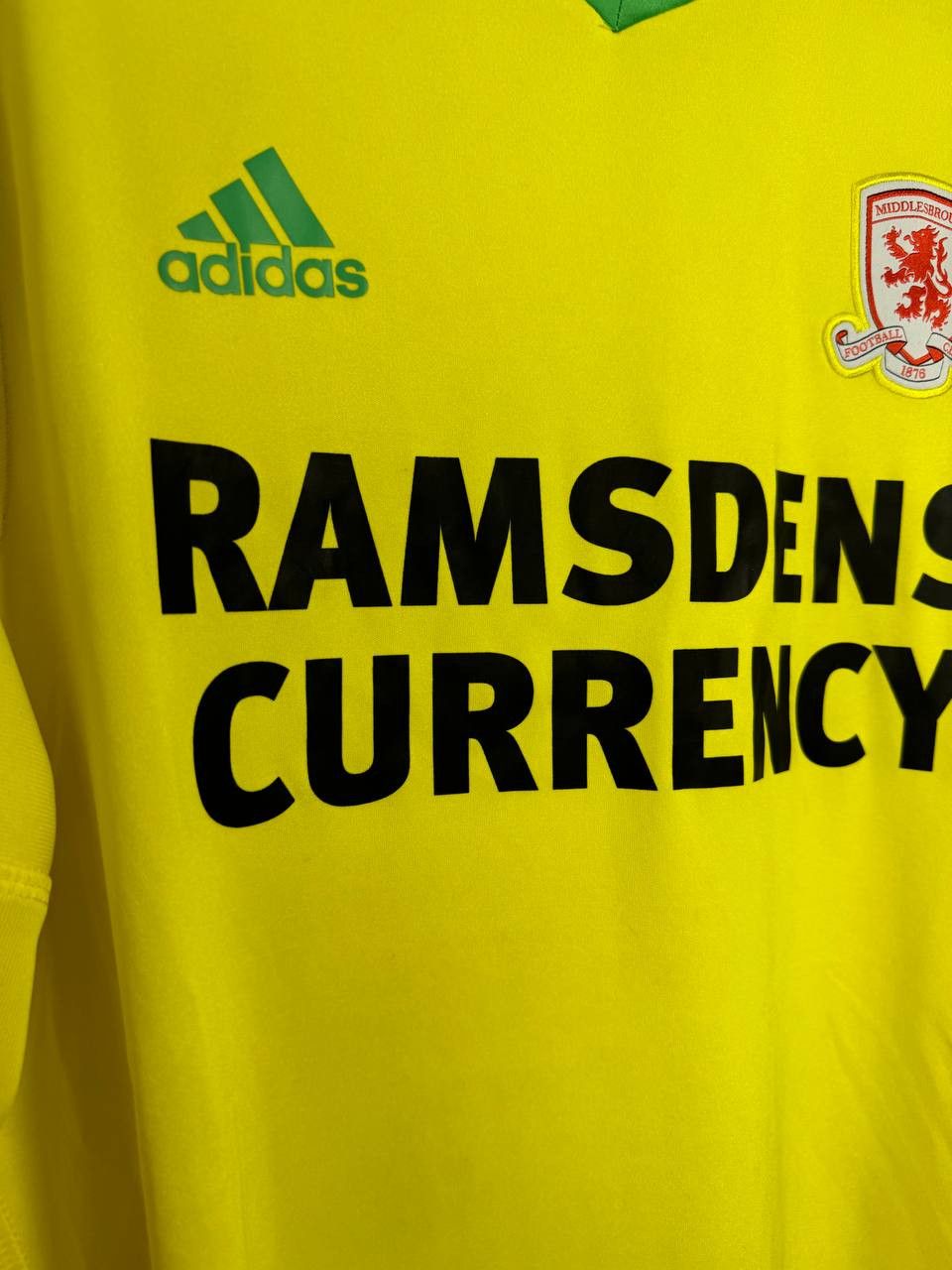 Adidas × Vintage Vintage Middlesbrough 2017/18 GK Adidas Soccer Jersey Size US L / EU 52-54 / 3 - 9 Thumbnail