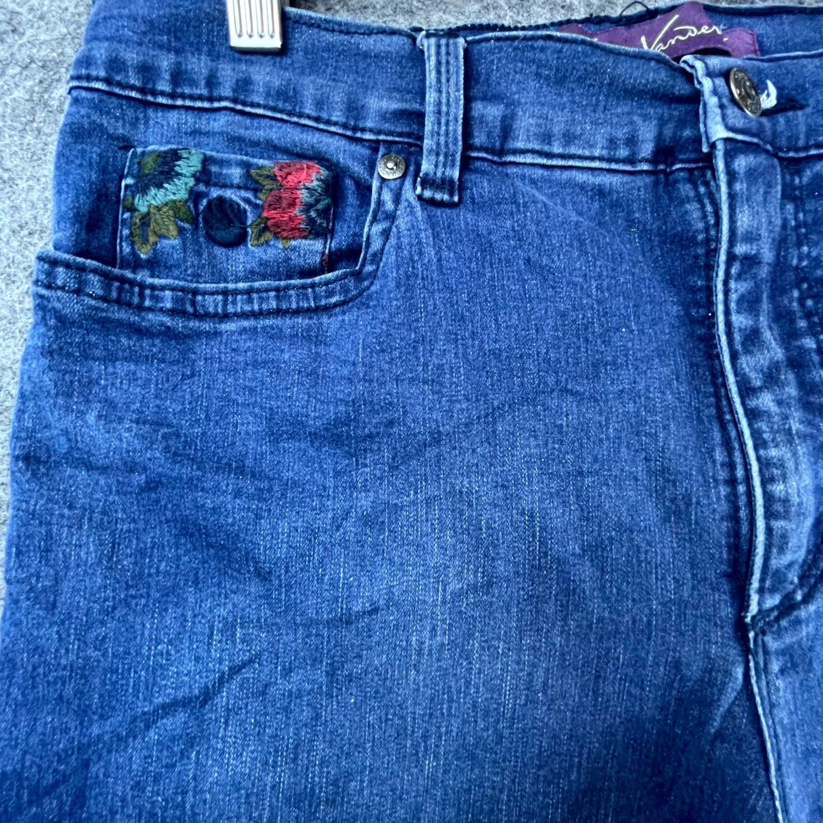 Gloria Vanderbilt Gloria Vanderbilt Jeans Women 10 Y2K Boho Embroider Straight Size 30" / US 8 / IT 44 - 4 Thumbnail
