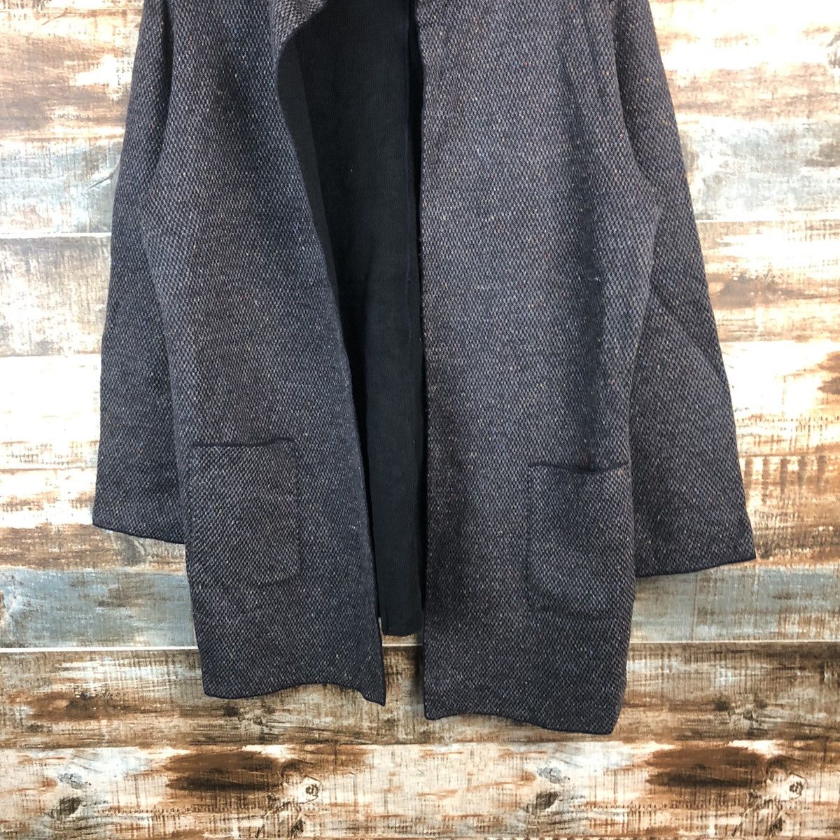 Homespun Knitwear DL Japan vintage cardigan hoodie Gray Knitwear #C533 Size US M / EU 48-50 / 2 - 3 Thumbnail