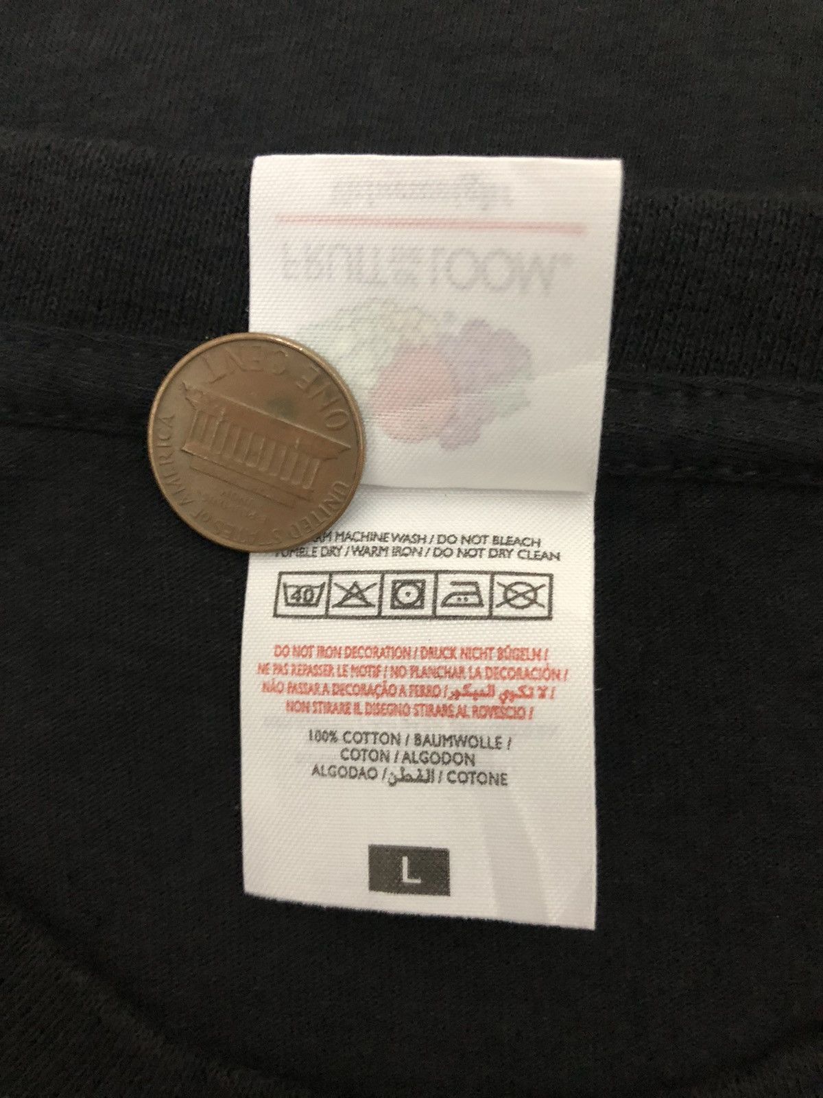 Fruit Of The Loom VINTAGE EON RAVE SKULL GRAPHICAL LOGO TEE Size US L / EU 52-54 / 3 - 10 Thumbnail