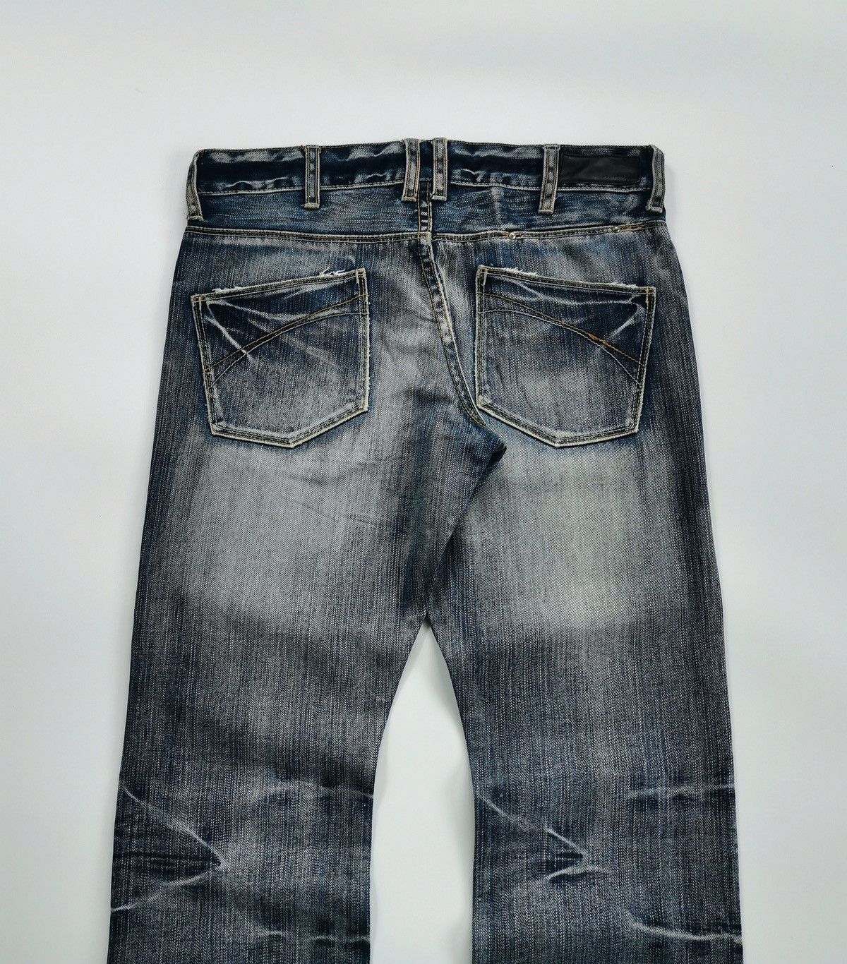 Boycott Boycott Japan Broken Twill Faded Denim Jeans Size US 32 / EU 48 - 10 Thumbnail