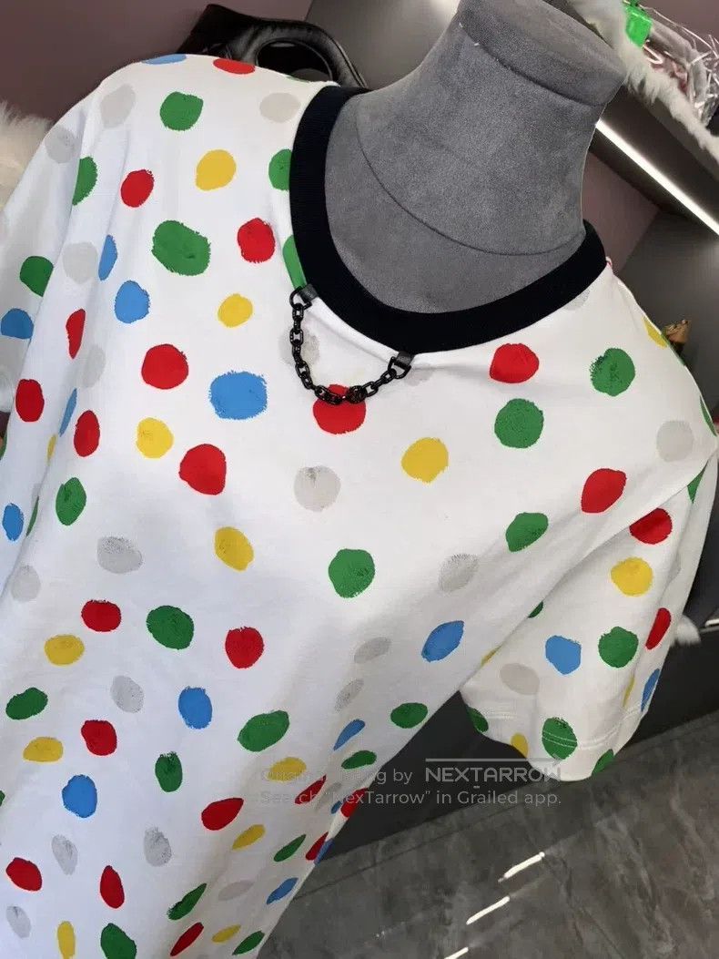 Louis Vuitton Louis Vuitton Yayoi Kusama co-branded polka-dot T-shirt Size US L / EU 52-54 / 3 - 5 Thumbnail