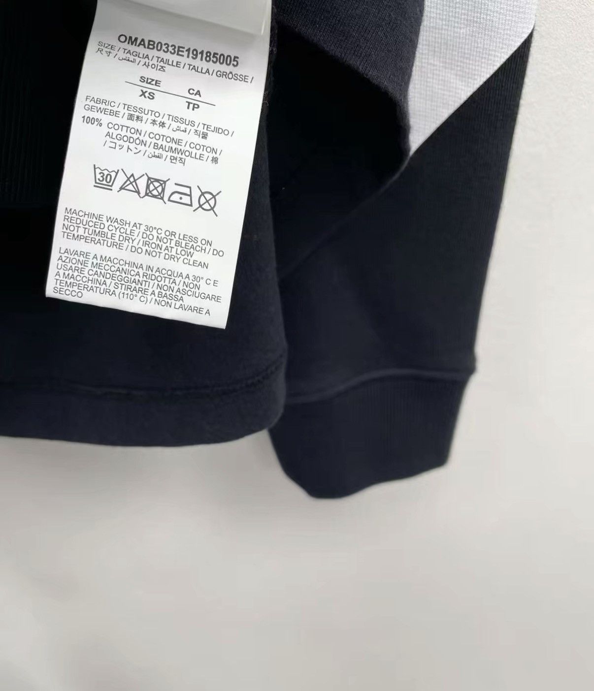 Off-White OFF-WHITE 100% Cotton Hooded Sweatshirt J30 Size US XS / EU 42 / 0 - 7 Thumbnail