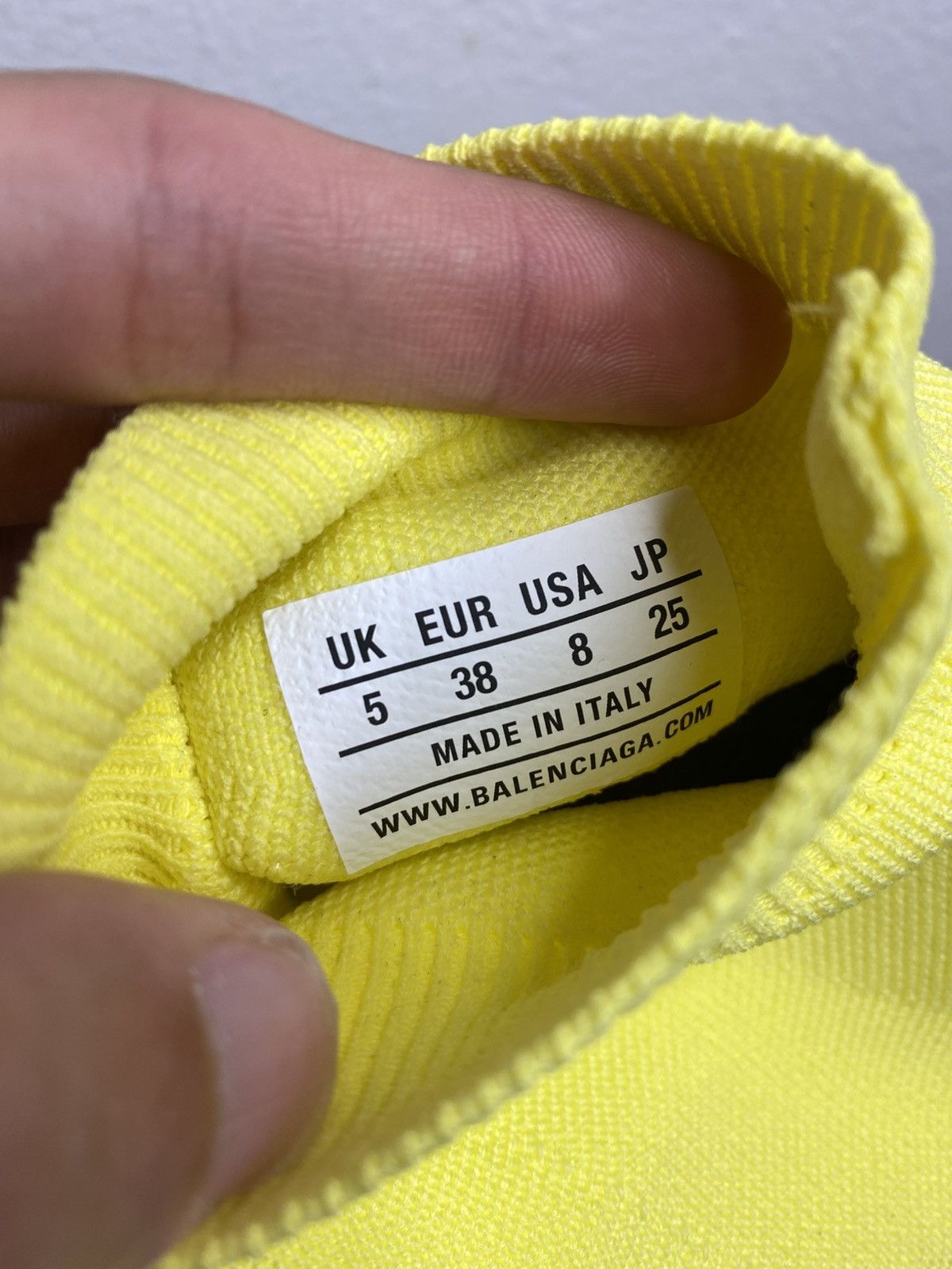 Balenciaga W Balenciaga Speed 2.0 ‘ Yellow ‘| Size 38 EU | NEW Size US 8 / IT 38 - 9 Thumbnail
