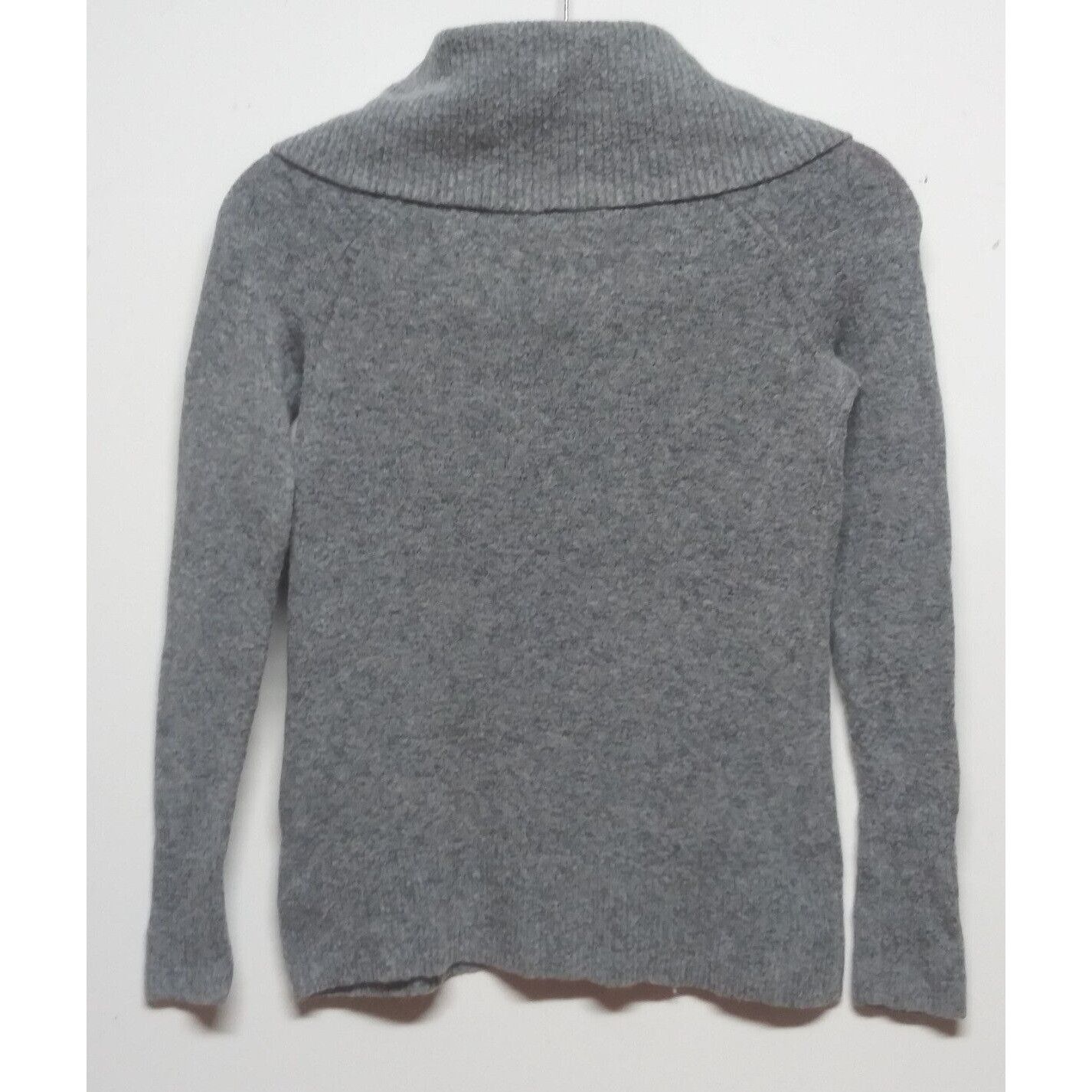 J.Crew J.Crew sweater ALPACA MERINO WOOL XS Cowl Neck gray pullover Size XS / US 0-2 / IT 36-38 - 2 Thumbnail