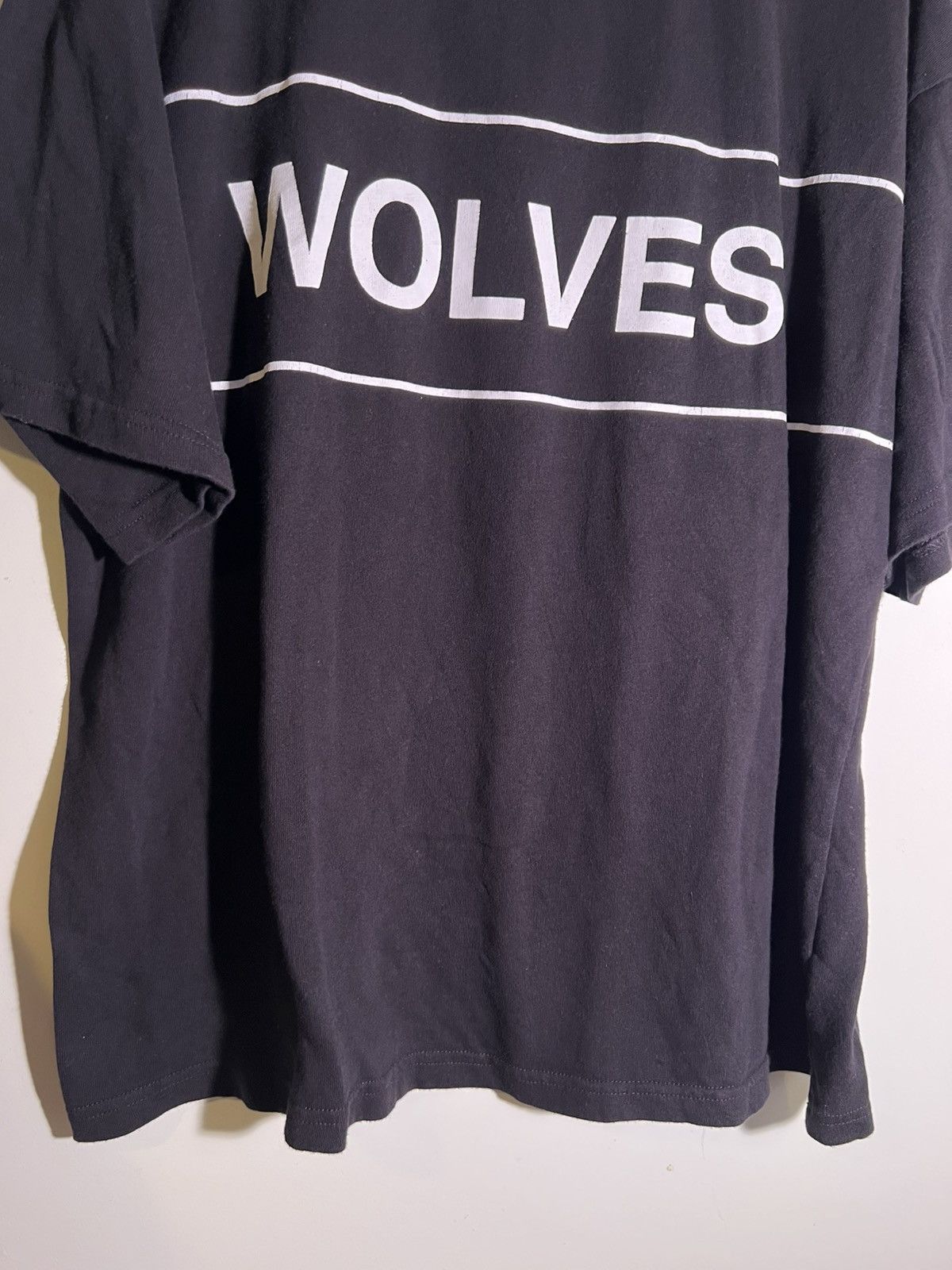 Darc Sport Darc Sport WOLVES Streetwear Gym Retro Logo Graphic T Shirt Size US XL / EU 56 / 4 - 4 Thumbnail