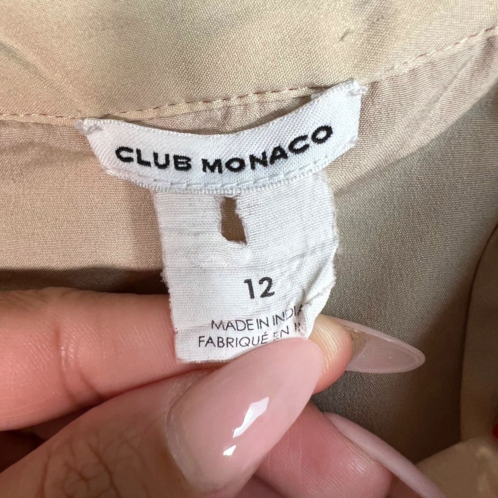 Club Monaco Club Monaco Red Lace Mini Skirt Adult Womens Size 12 Lined Casual Summer Spring Size 34" / US 12 / IT 48 - 3 Thumbnail