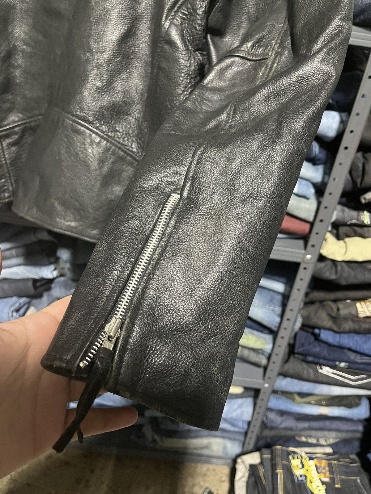 Fmc × Leather Jacket × Vintage CRAZY VINTAGE FMC HEAVY BLACK Fmc × Leather Jacket × Vintage CRAZY VINTAGE FMC HEAVY BLACK