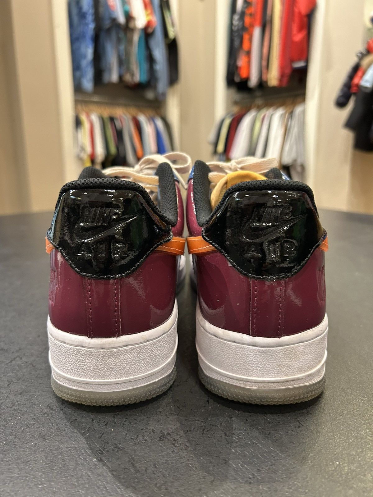 Nike × Undefeated Nike Air Force 1 Low ‘Undefeated Multi Patent’ Size US 10 / EU 43 - 5 Thumbnail
