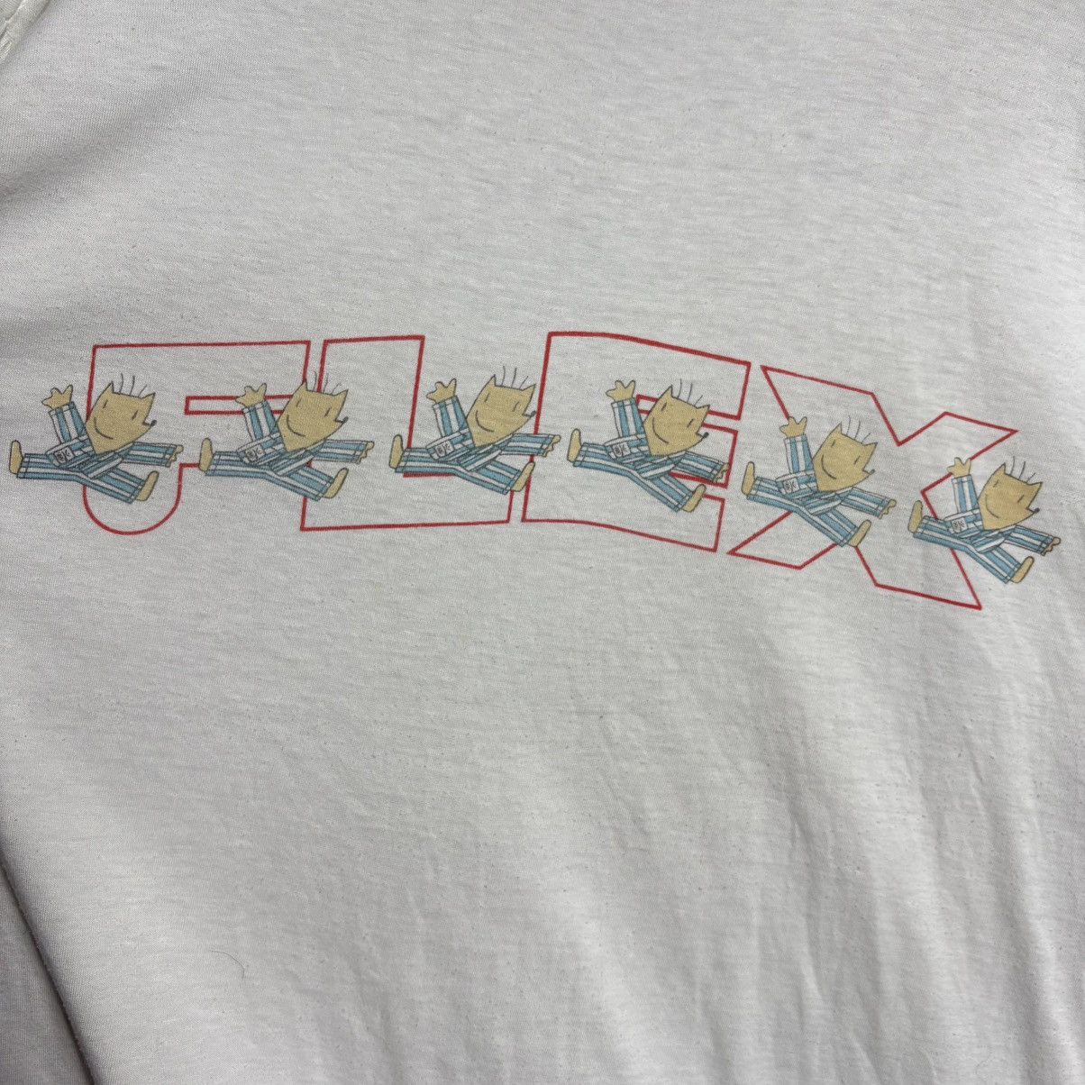 Vintage Vintage 90s FLEX Cobi Barcelona T-Shirt / Olympic Size US XL / EU 56 / 4 - 2 Thumbnail
