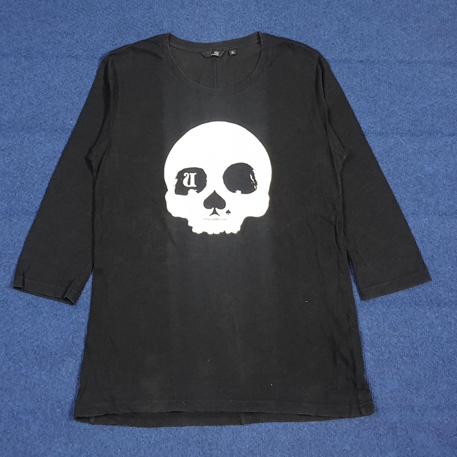 Undercover × Uniqlo Vintage Uniqlo x Undercover Skull 3/4 Sleeve Tshirt C285N19 Size US S / EU 44-46 / 1 - 1 Thumbnail