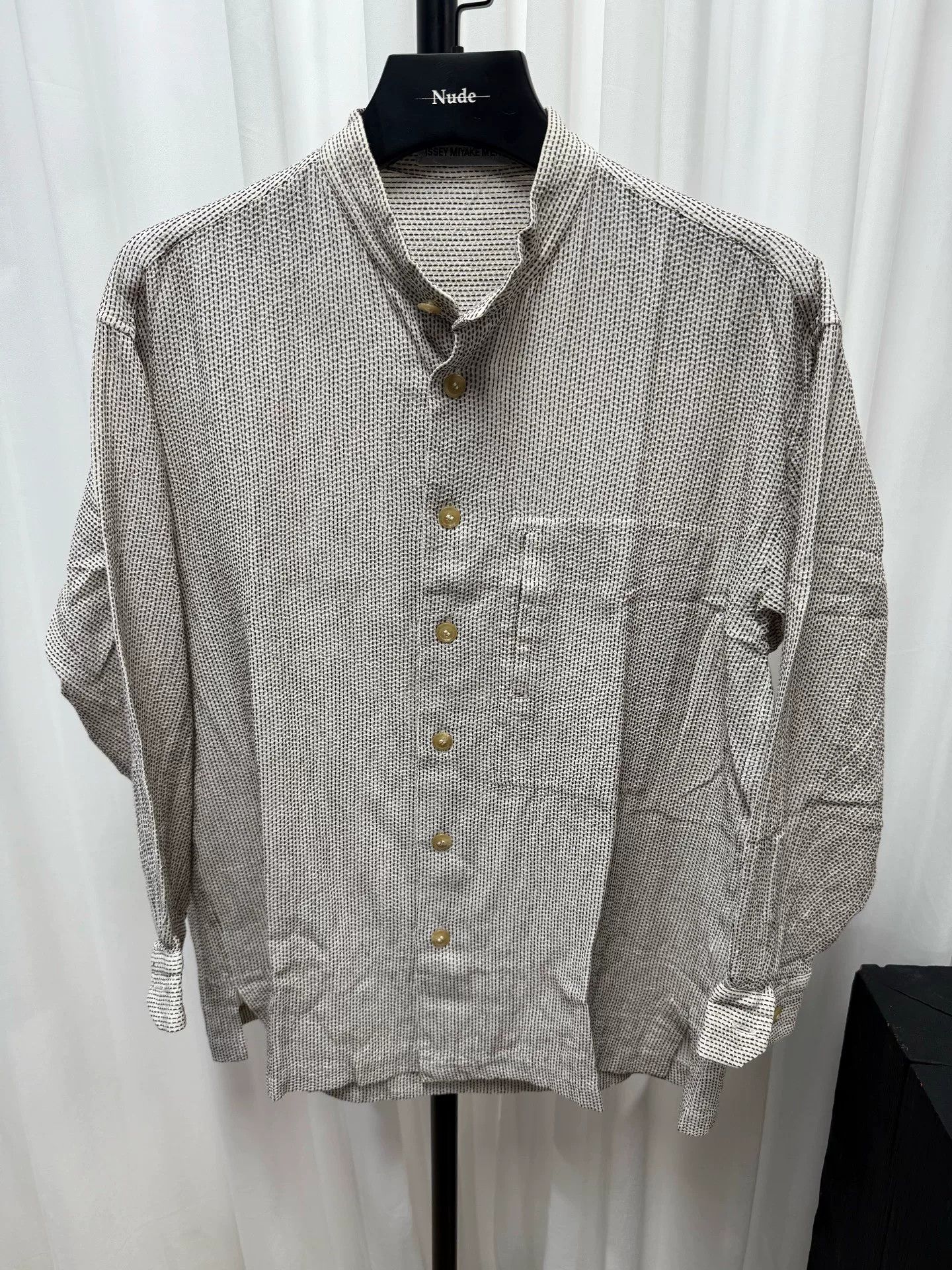 Issey Miyake Issey Miyake Striped Button-Up Shirt Size US M / EU 48-50 / 2 - 1 Thumbnail