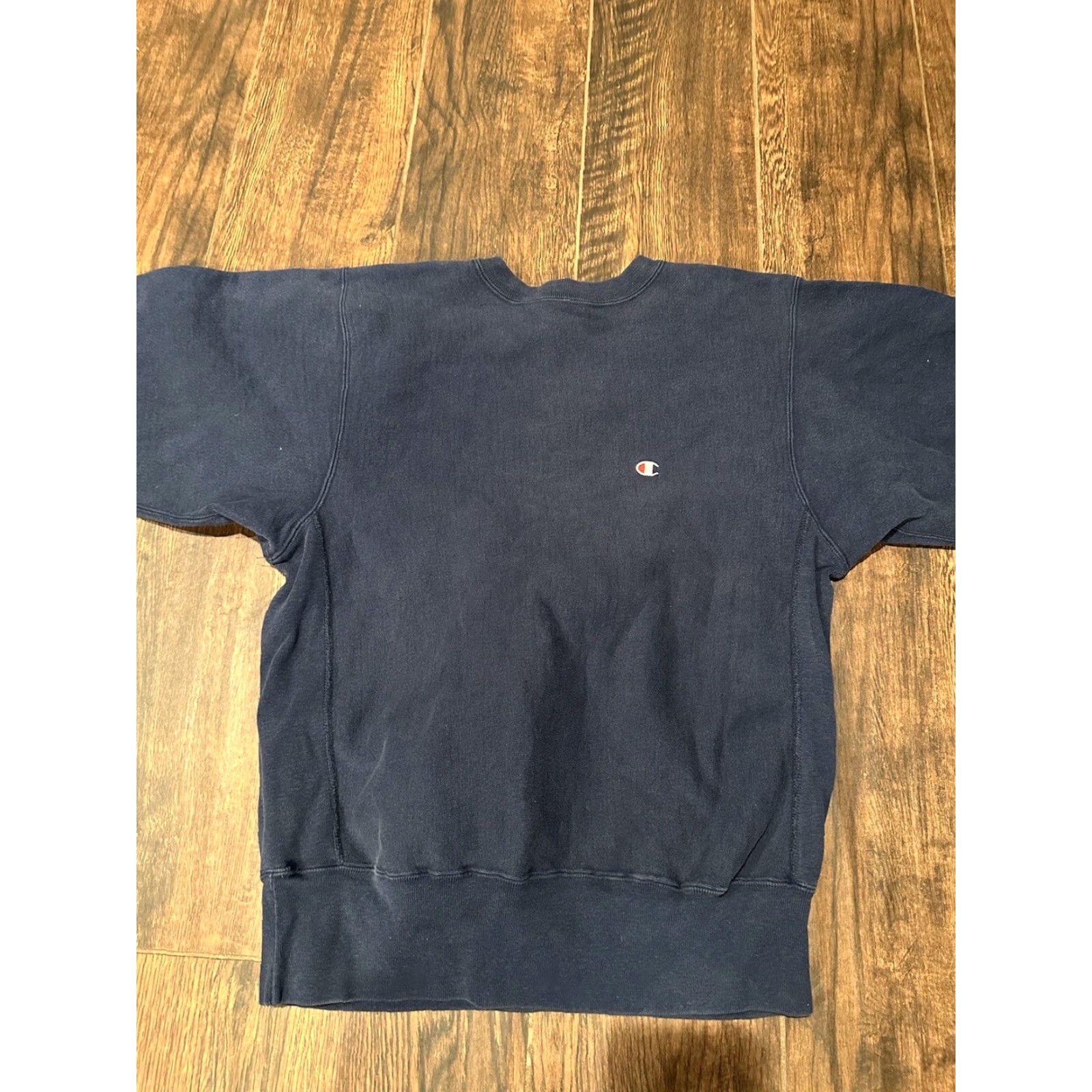 Champion VINTAGE Champion Reverse Weave Sweatshirt Crewneck XL Blue Navy 90s Mens Pullover Reversible Size US XL / EU 56 / 4 - 4 Thumbnail