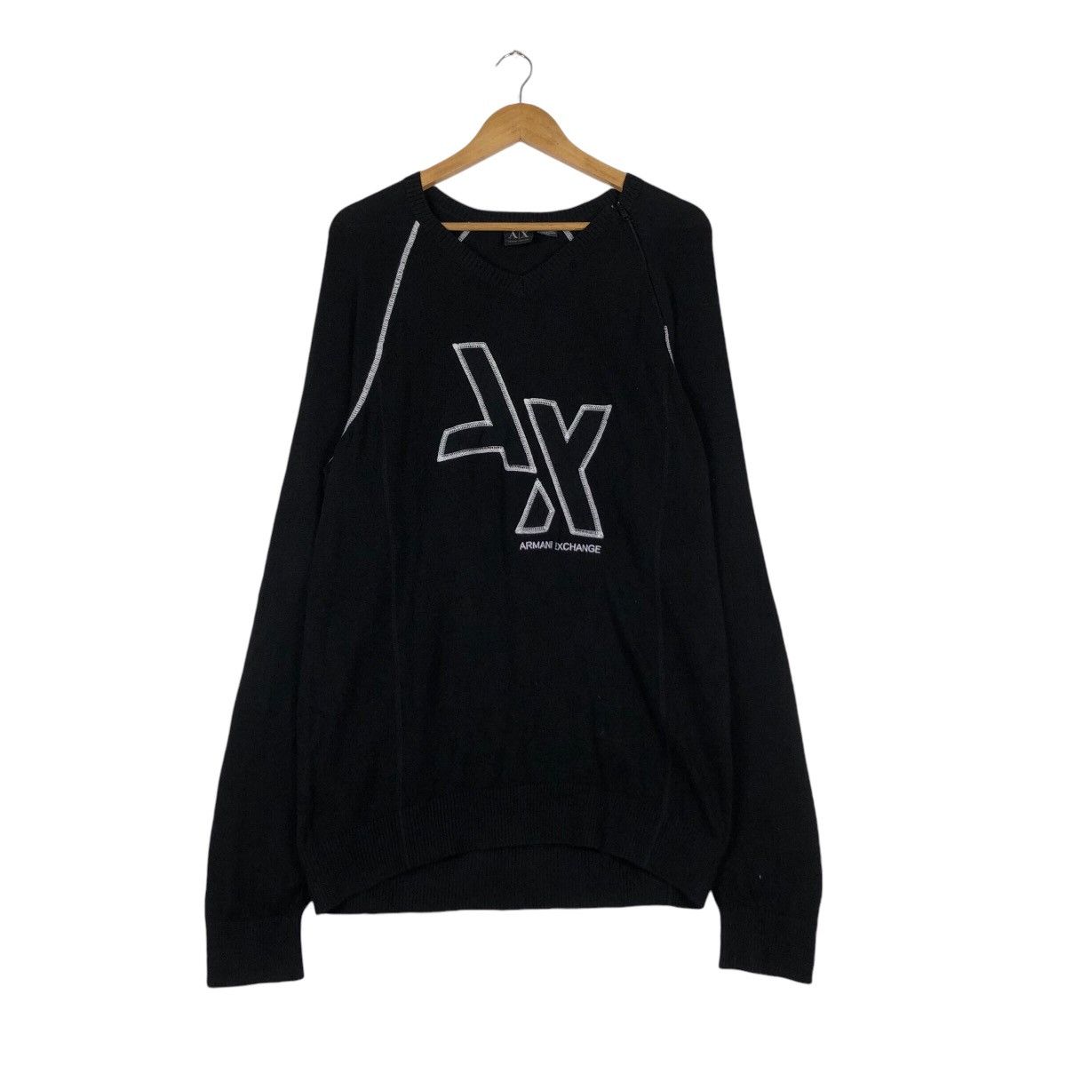 Armani Exchange × Japanese Brand Armani Exchange Sweatshirt Jumper Rare Design Small Size US S / EU 44-46 / 1 - 1 Thumbnail