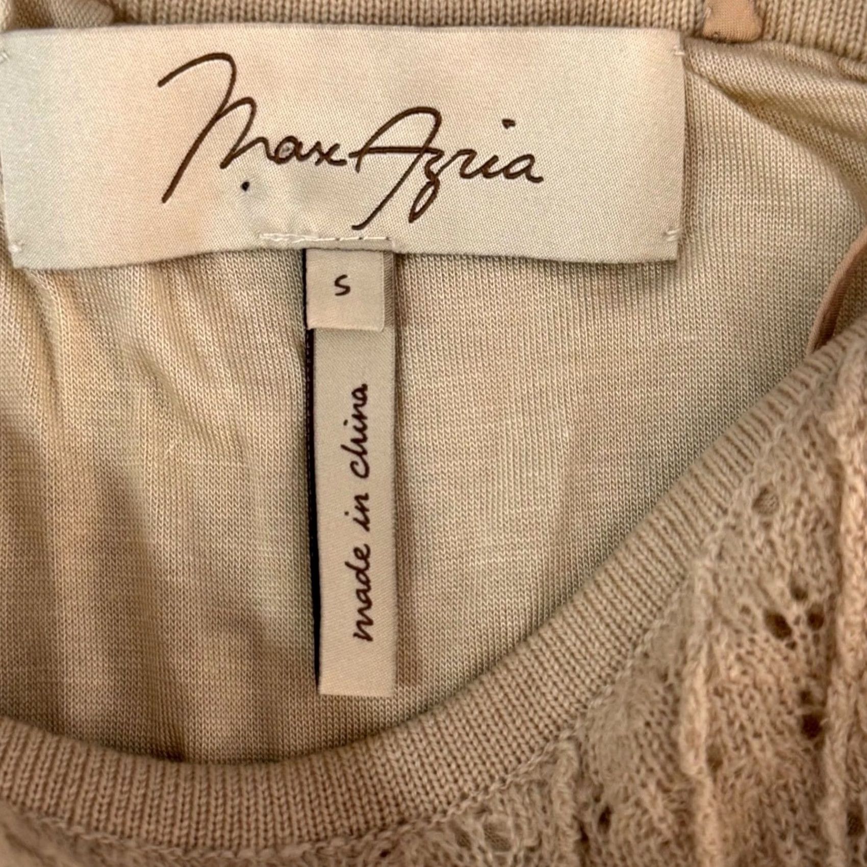 Bcbgmaxazria Max Azria Knit Midi Dress Pointelle Ruffle Ber Size S / US 4 / IT 40 - 6 Thumbnail