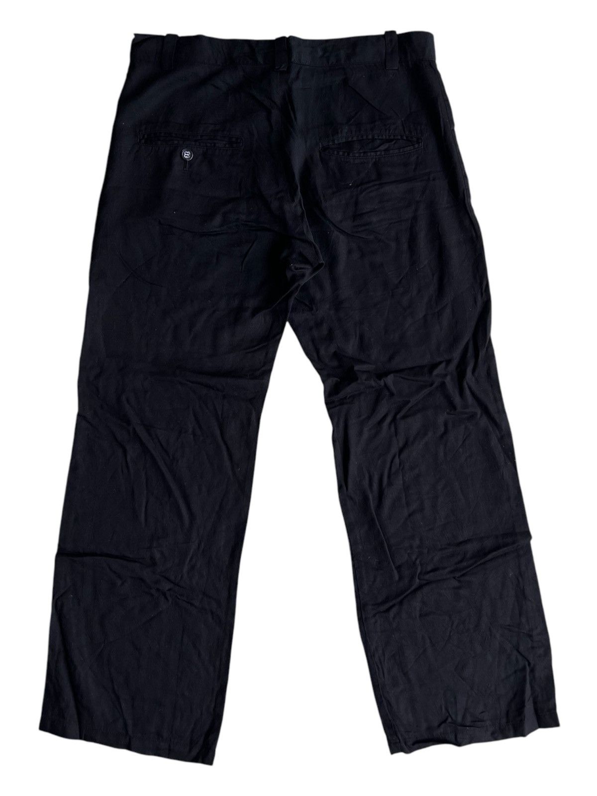 Yohji Yamamoto AW04 Yohji Yamamoto Rayon Gabardine 🎈Minimal Trousers Pants Size US 32 / EU 48 - 4 Thumbnail