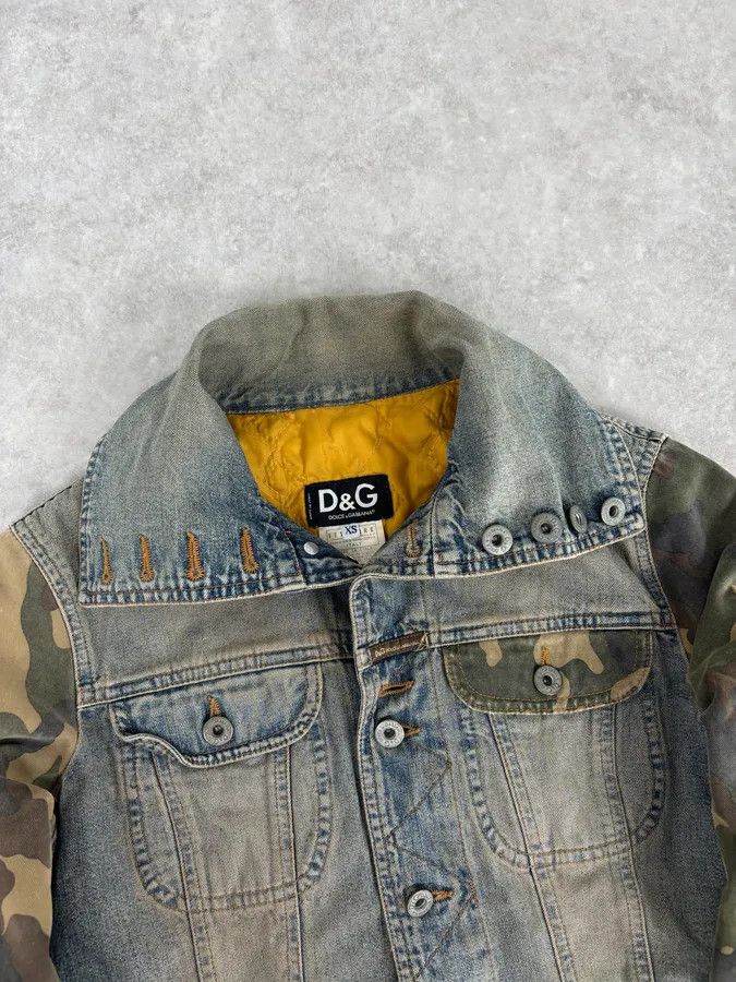 Dolce & Gabbana AW2003 Dolce & Gabbana Light Blue Denim Jacket Size S / US 4 / IT 40 - 4 Thumbnail