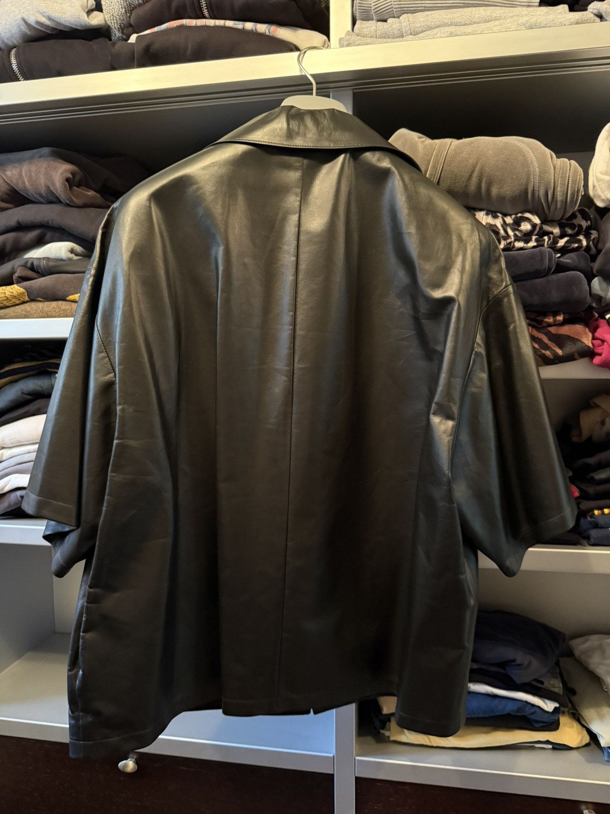 Prada Prada Set - HOLY GRAIL🏆: Size 52 Nappa Leather Shirt + Short Size US L / EU 52-54 / 3 - 2 Thumbnail