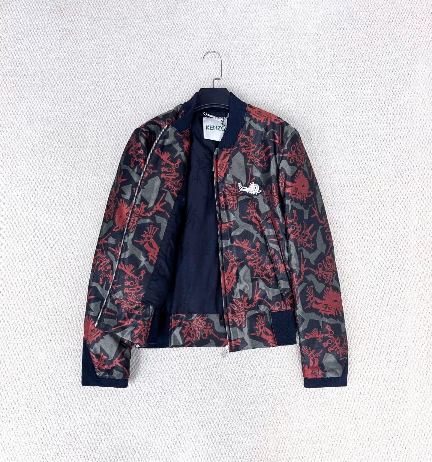 Kenzo Kenzo Multi-Embroidery Logo Flight Jacket Size US S / EU 44-46 / 1 - 6 Thumbnail