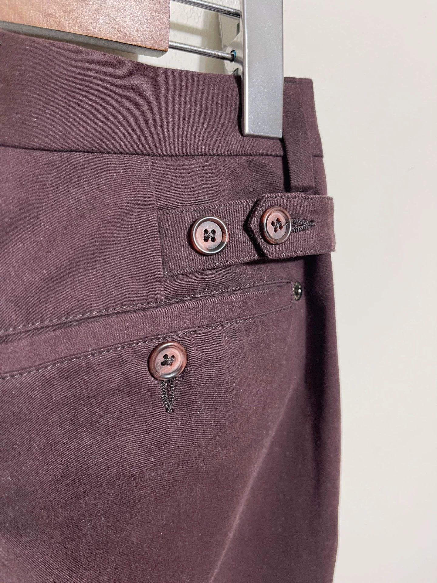 Dolce & Gabbana Dolce&Gabbana Burgundy Chino 44 IT Size US 28 / EU 44 - 6 Thumbnail