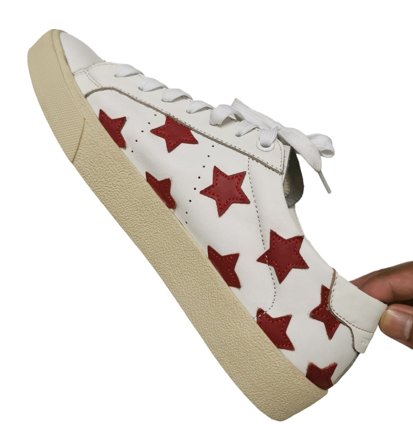Saint Laurent Paris Saint Laurent Paris Star Sneakers Shoes Size US 6 / EU 39 - 1 Thumbnail