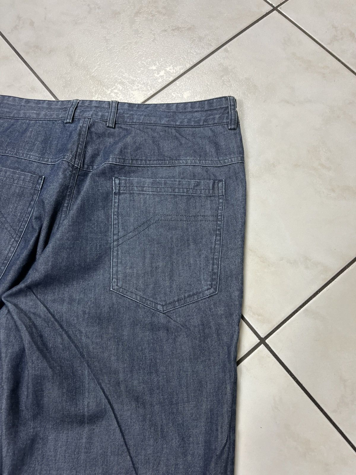 Designer × Mugler × Thierry Mugler Vintage Thierry Mugler men denim jeans pants alien goth dark Size US 34 / EU 50 - 17 Thumbnail