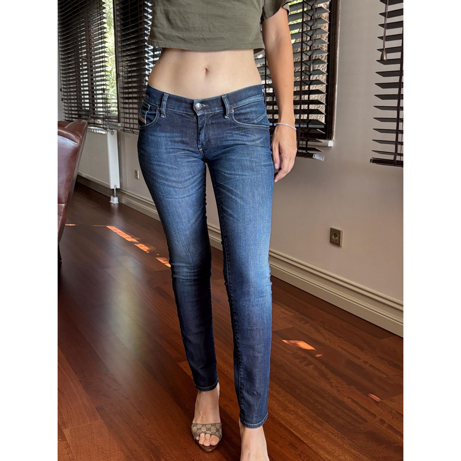 Diesel Getlegg Jeans W27 L32 Made in Italy Low Rise Y2K